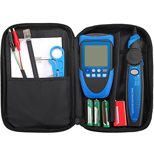 Tester di Cavi di Rete RJ45/POE con Display LCD