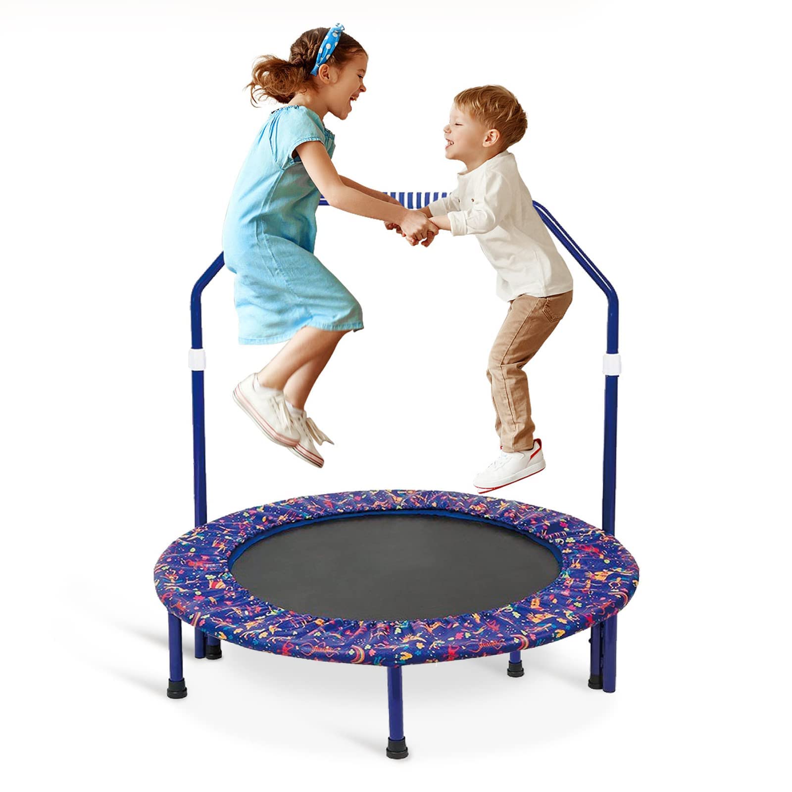 Trampolino Elastico Fitness 36" per Bambini con Manico