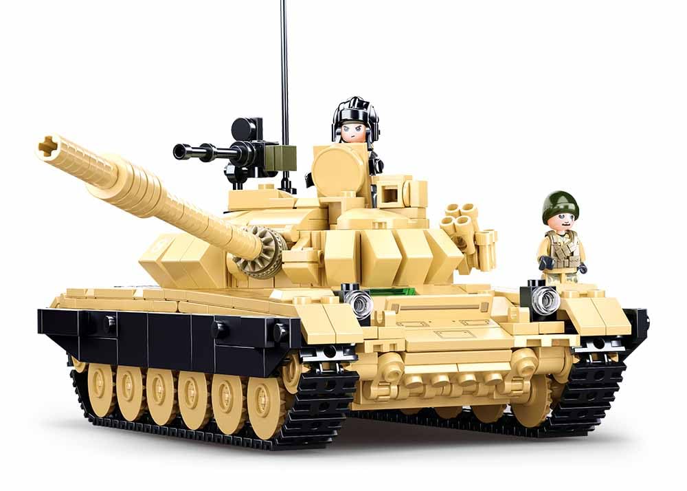 Sluban M38-B1011 Model Bricks, T-72B3 Carro Armato Principale, 2In1 770 Pezzi