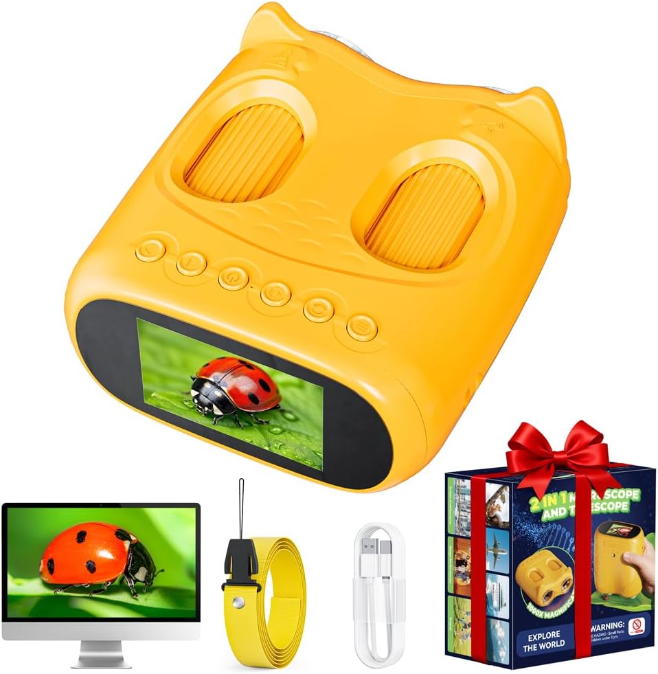 Temodu Microscopio Digitale 2.0" e Telescopio 10X - immagine 1