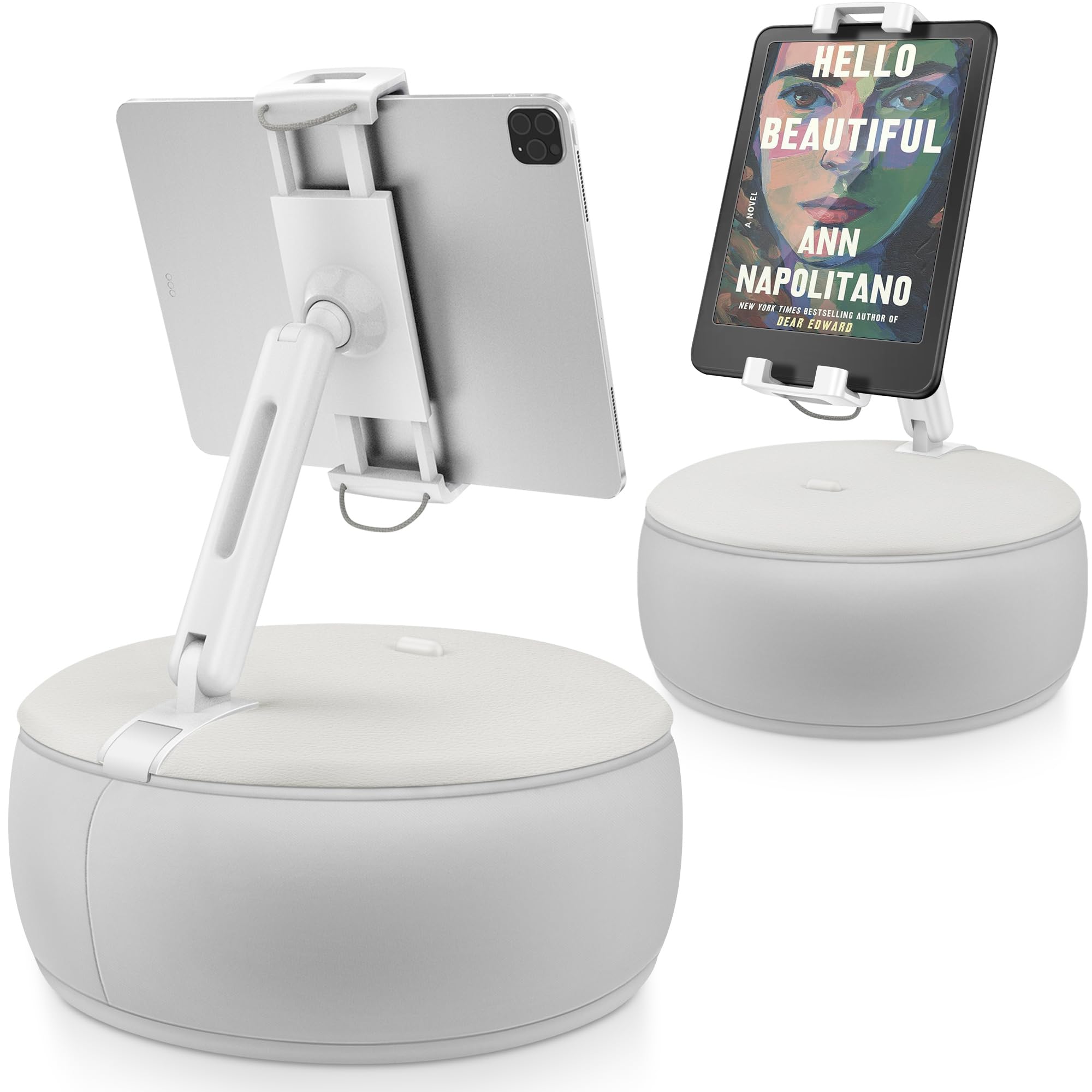 Abovetek Supporto Cuscino per iPad con Supporto Girevole 360°