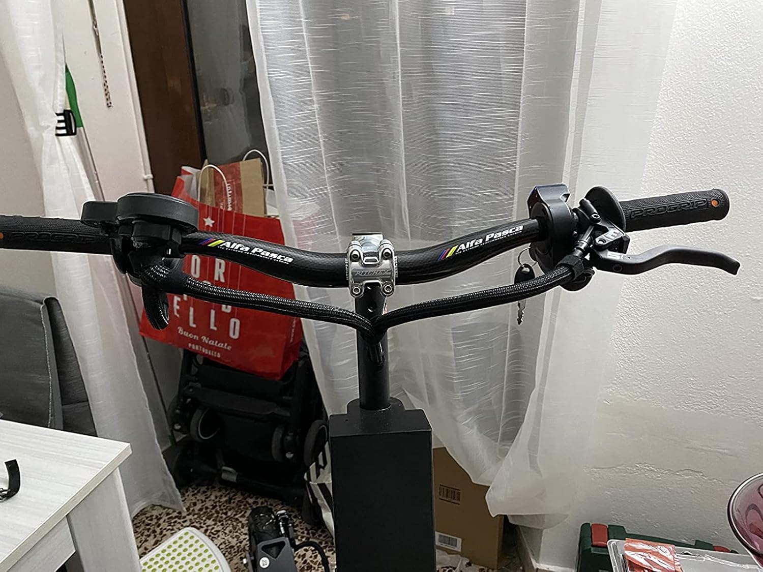 Alfa Pasca Manubrio MTB Carbonio 31.8 Riser 740mm - immagine 5