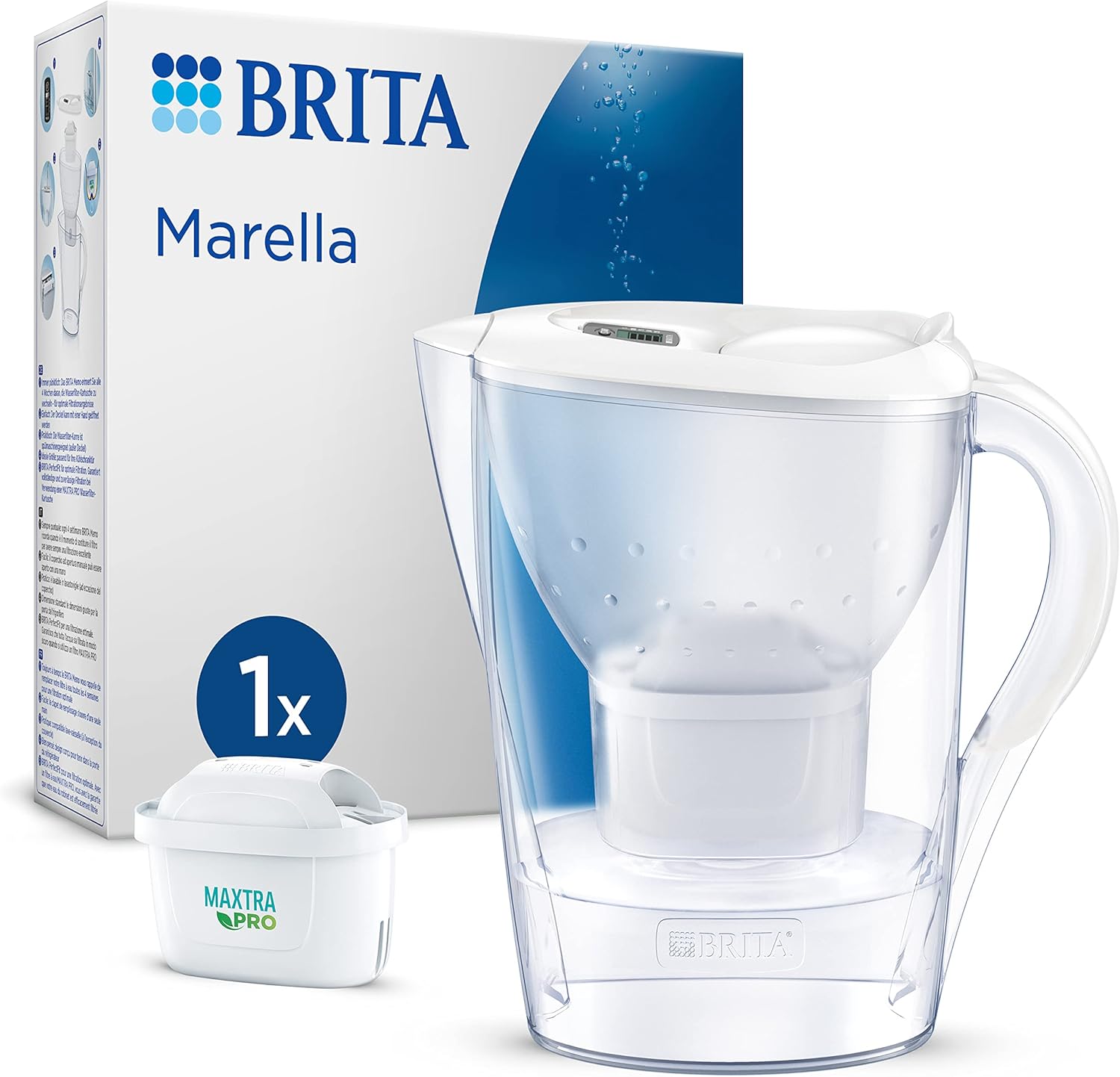 Brita Caraffa Filtrante Acqua Marella 2.4L