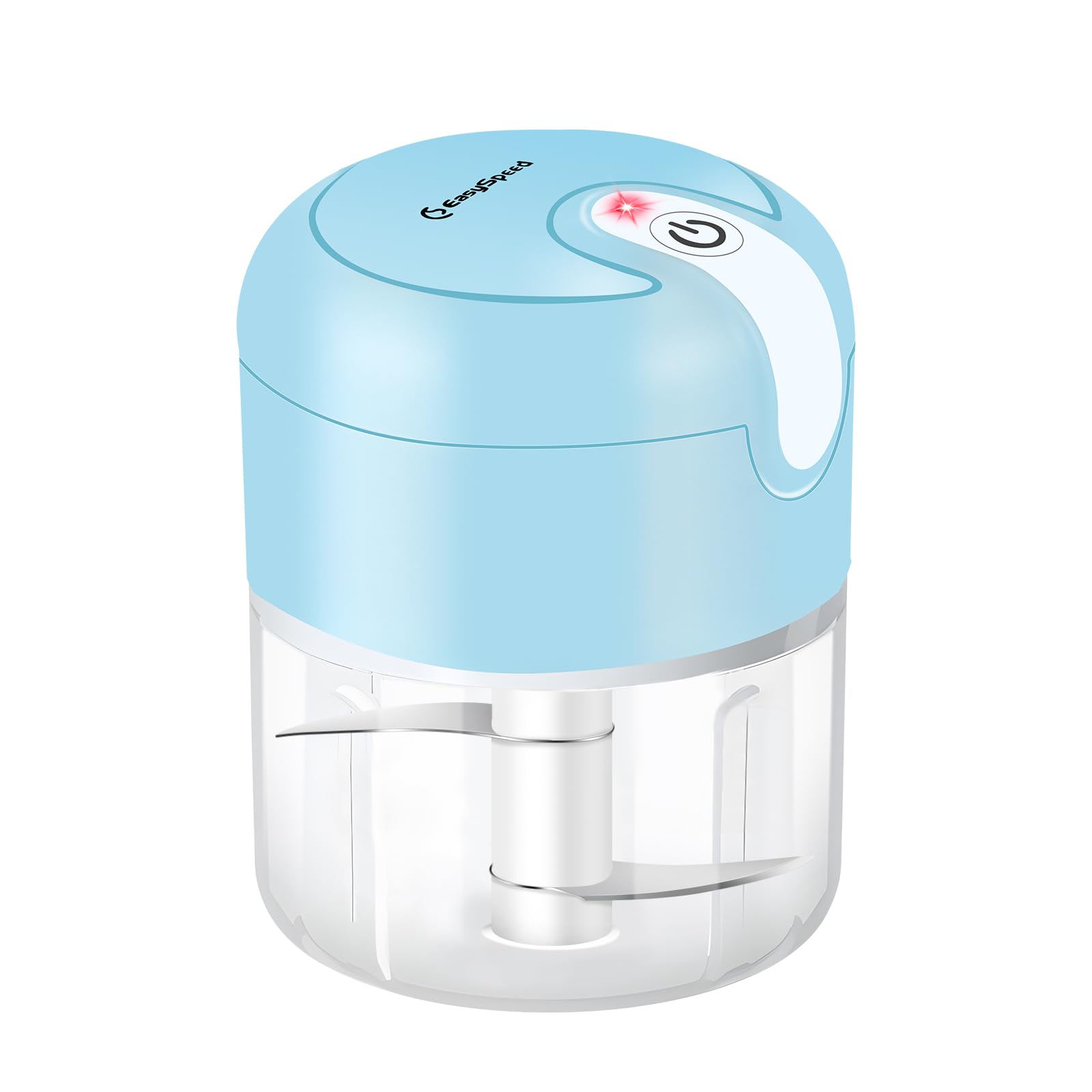 EASYSPEED Frullatore Tritatutto Elettrico Portatile, Blu