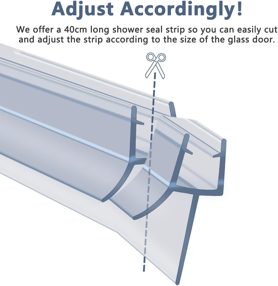 Flintronic Guarnizione Doccia Sottoporta 40cm (2 Pezzi) - immagine 3