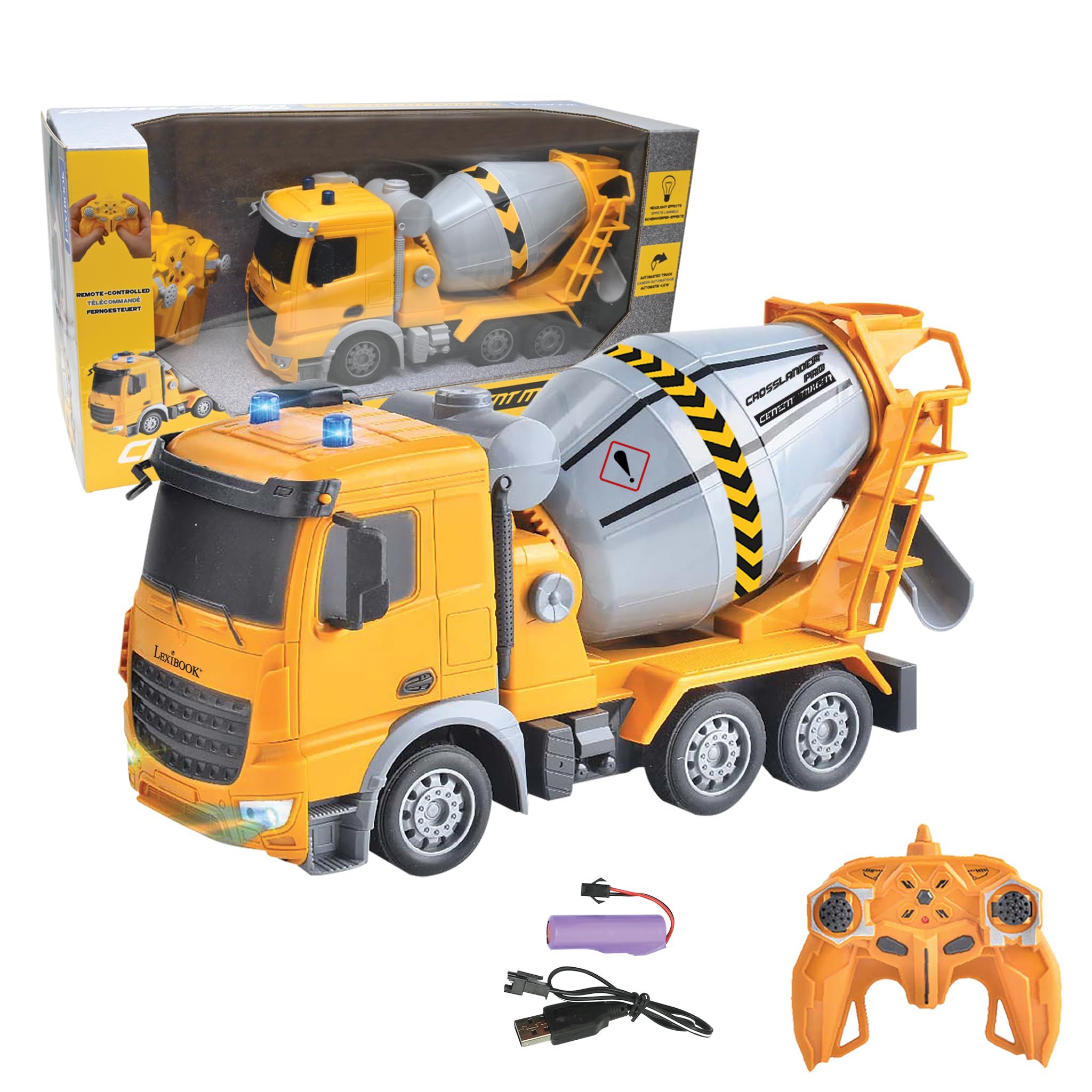 Lexibook RCP15 Crosslander Pro RC Concrete Mixer