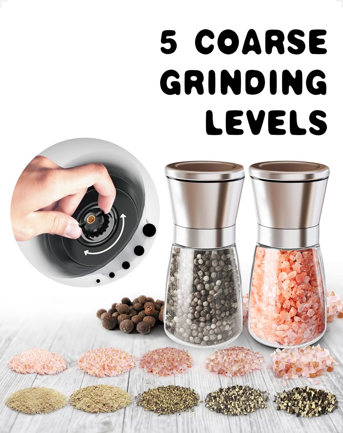 Macina Sale Pepe Manuale Set 2 Pezzi - immagine 3