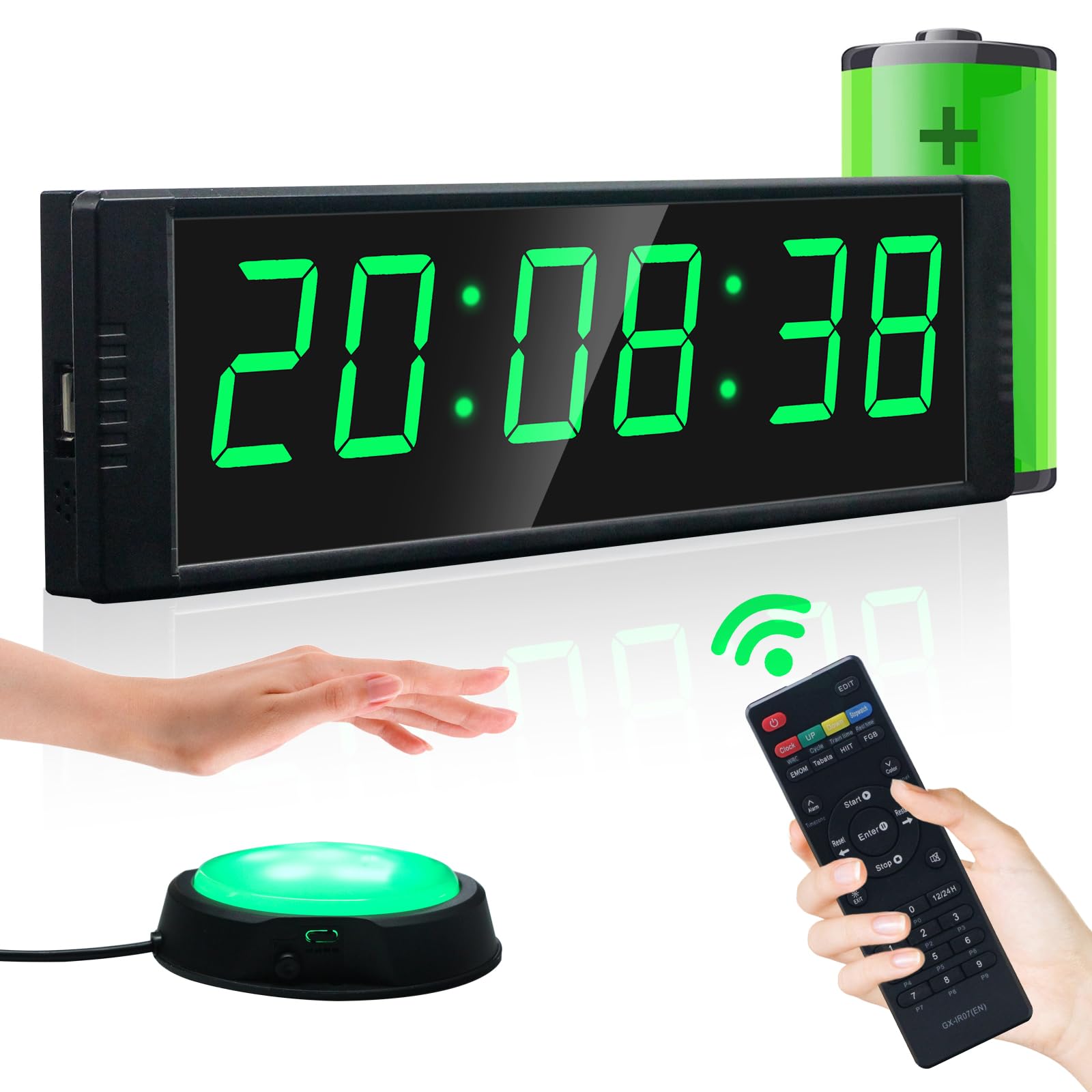 Yz Orologio da Palestra con Timer Fitness Digitale