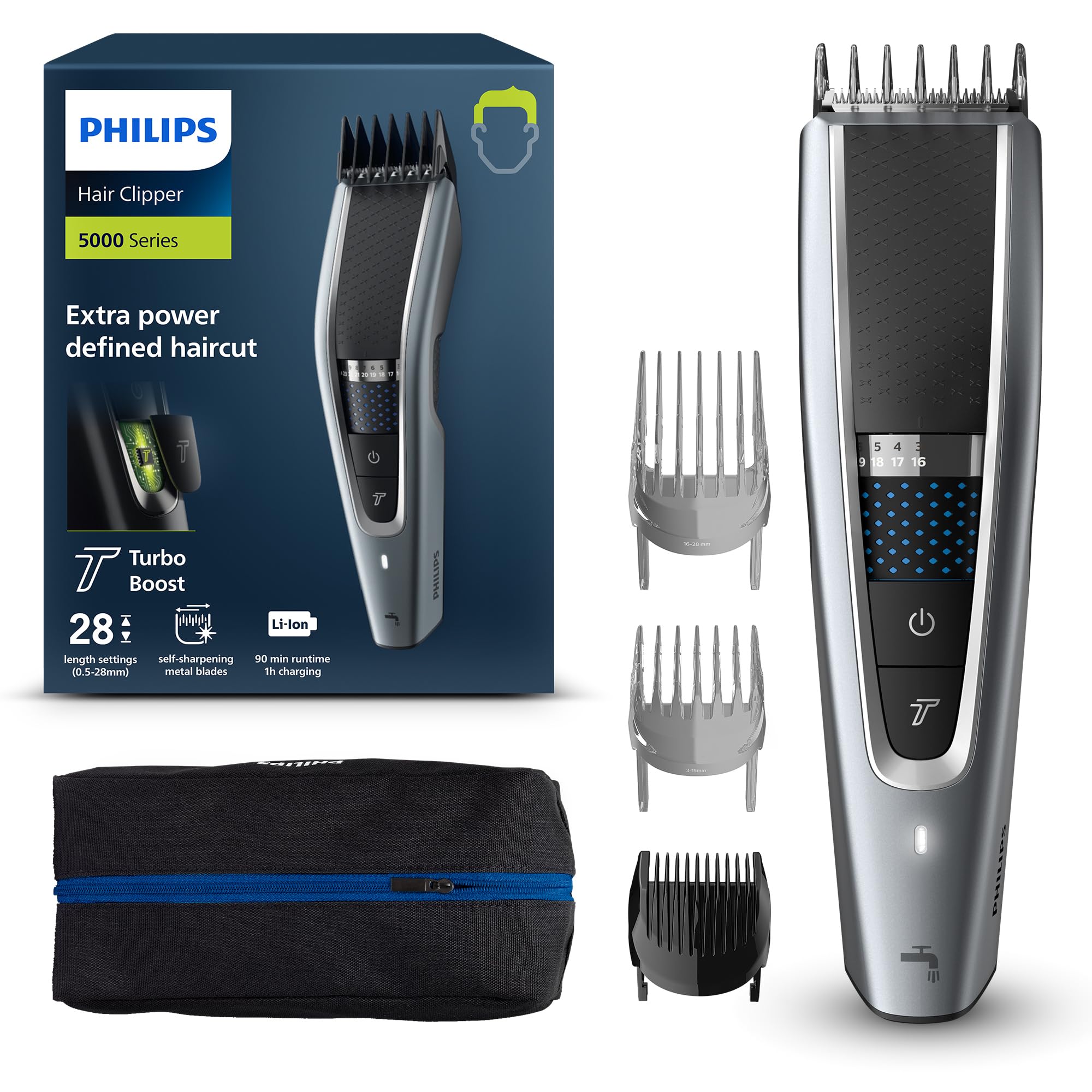 Philips Hair Clipper Serie 5000 Regolacapelli