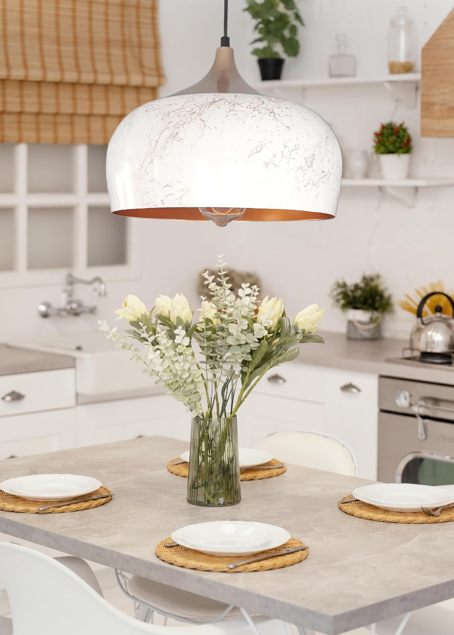 Solenzo Lampadario a Sospensione a Cupola 20W