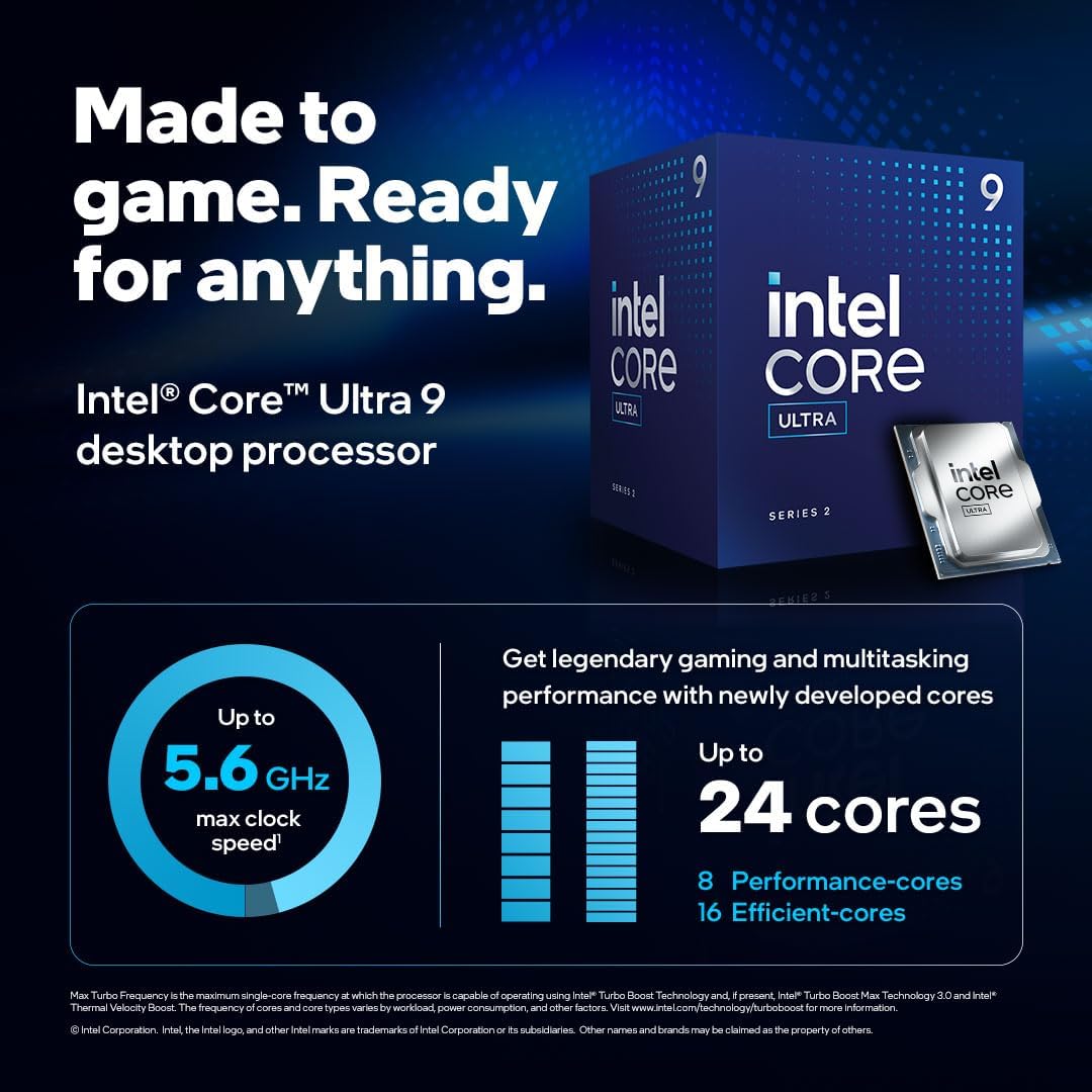 Intel® Core™ Ultra 9 285 - Processore Desktop 24 Cores - immagine 2