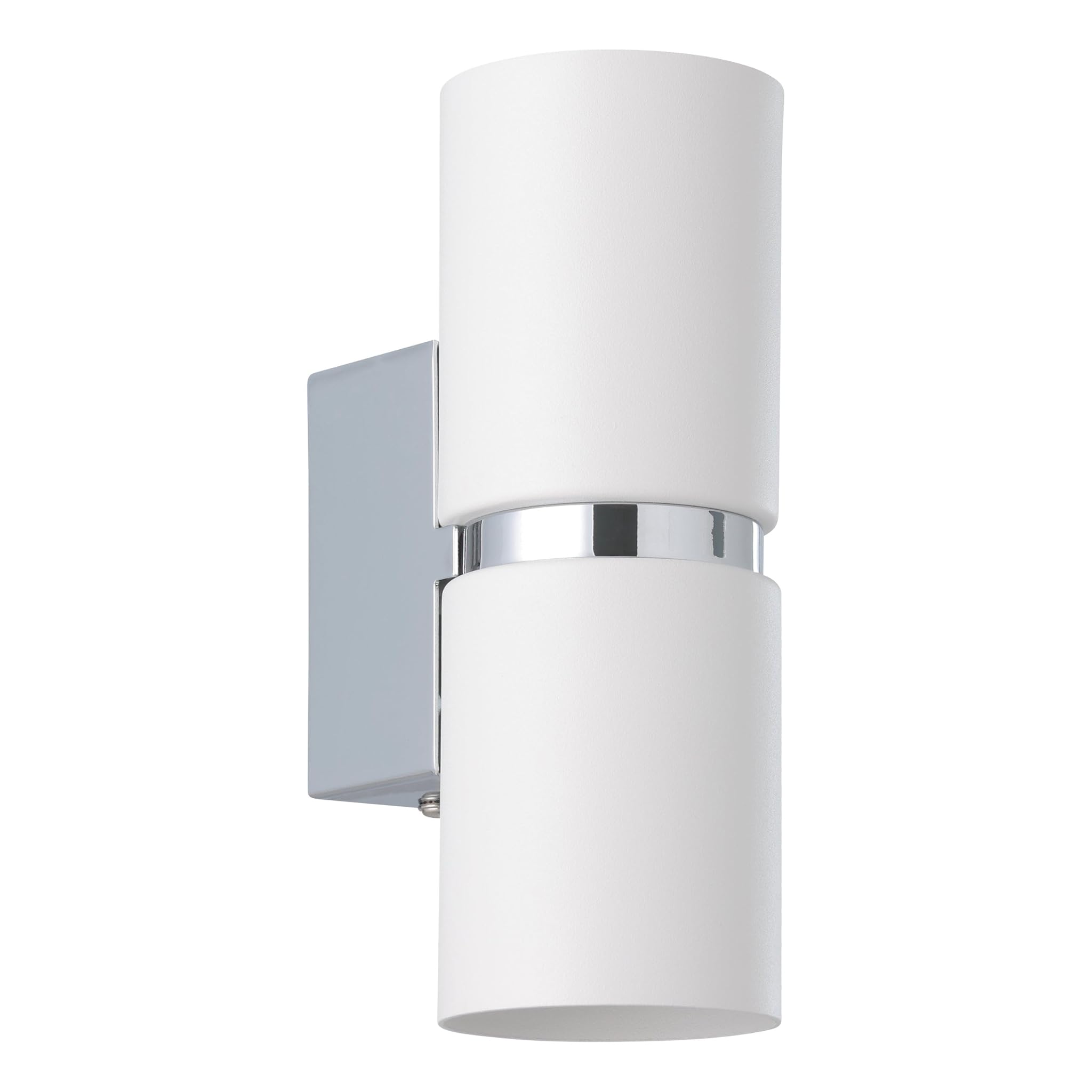 Eglo LED Applique Passa - Lampada da Parete 2 Fiamme, Bianco