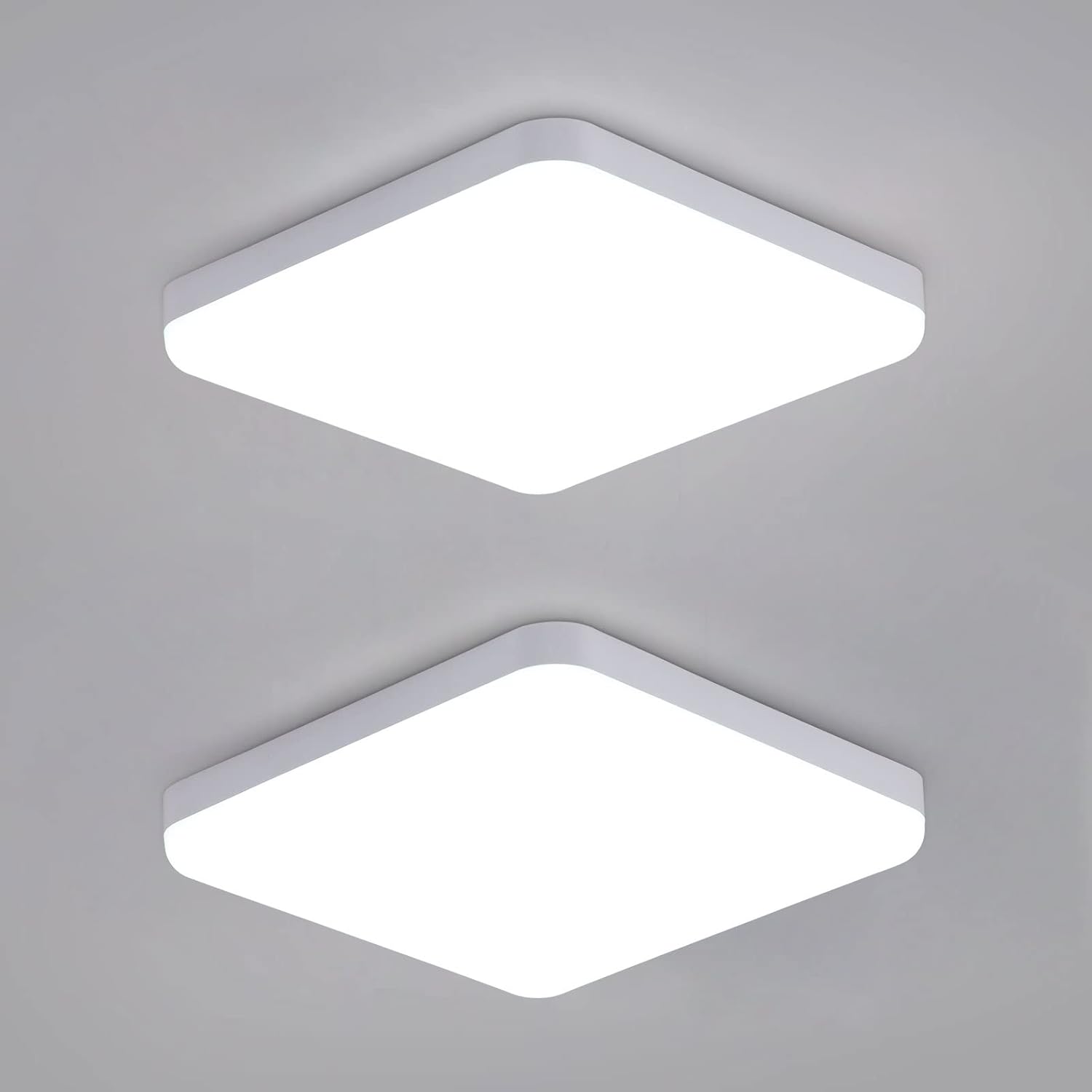 Daxgd Plafoniera LED Soffitto Quadrata 32W, 2 Unità - immagine 1