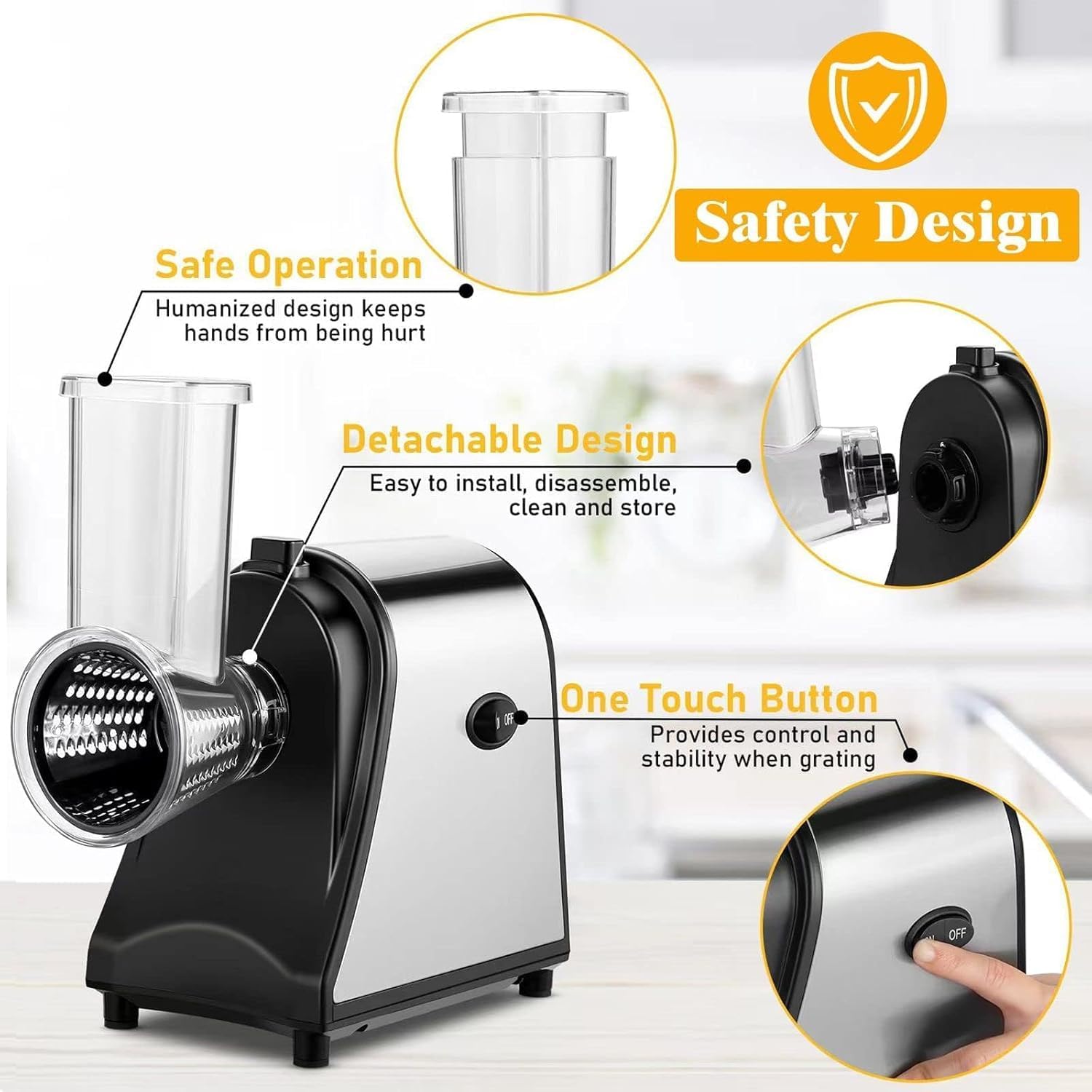 Affettaverdure Elettrico Professionale 250W - immagine 3