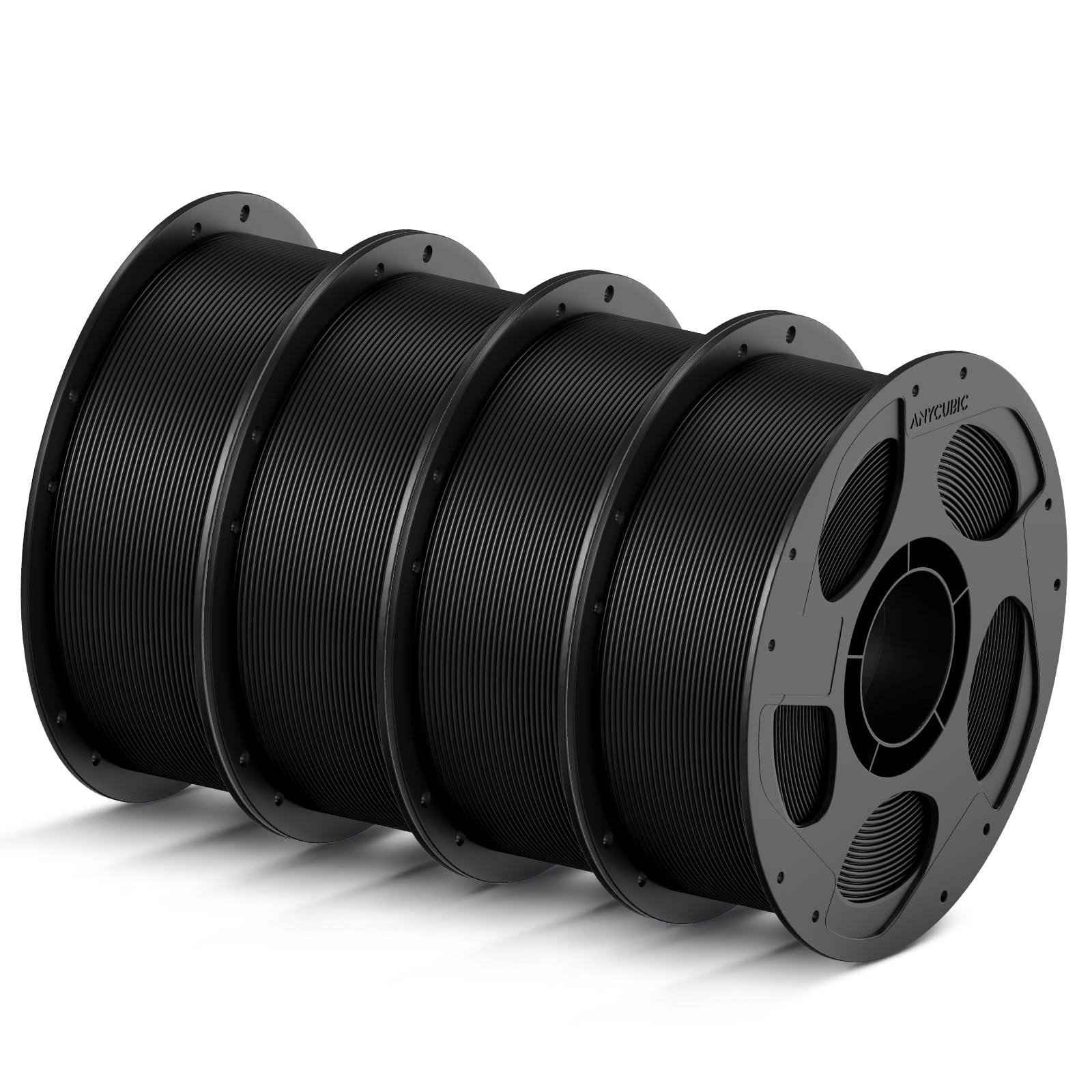 Anycubic Filamento PLA 1.75mm Alta Velocità, Nero 4KG