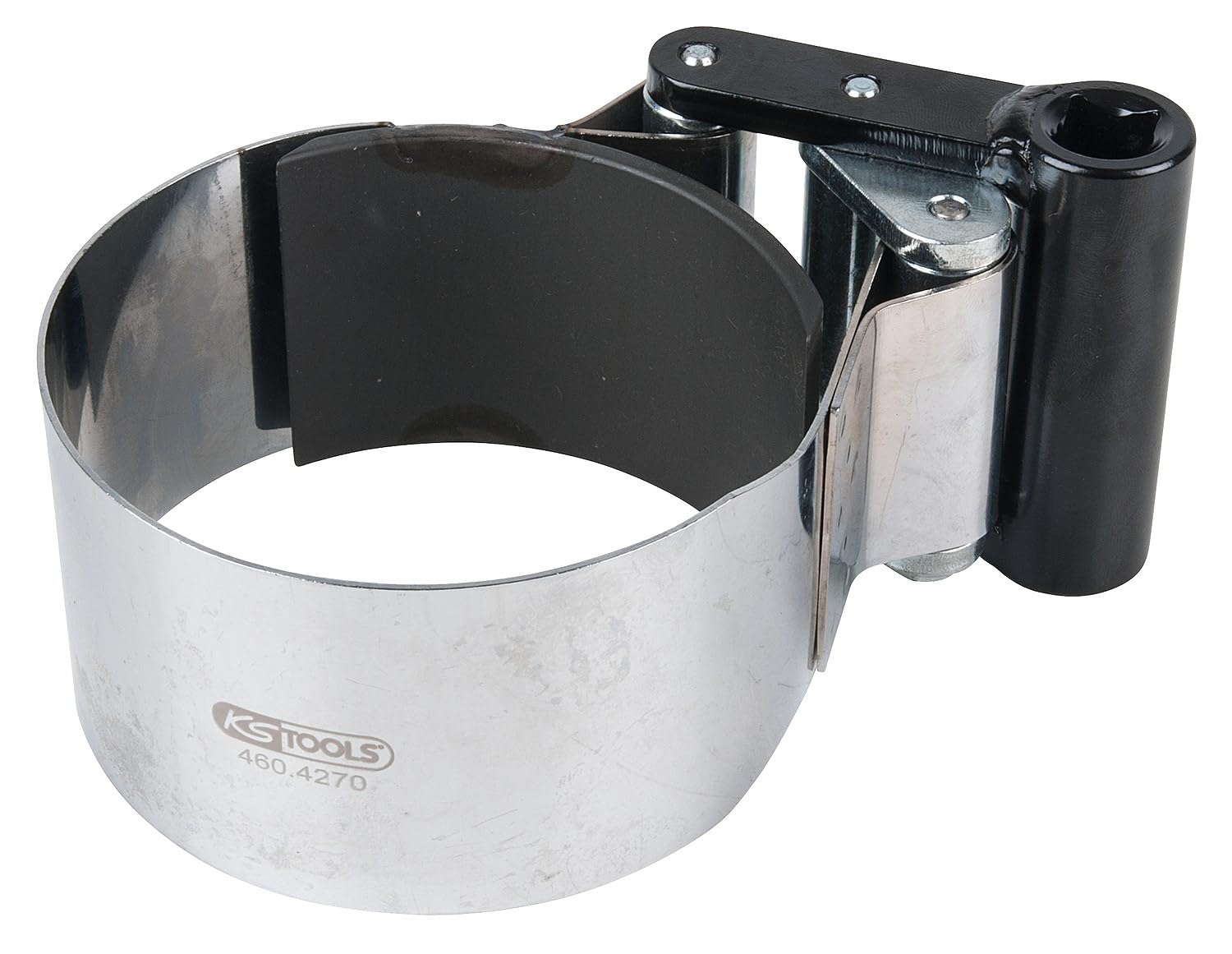 KS Tools 460.4270 1/2"Chiave c.cinghia in acciaio p.filtro dell'olio,Ø90-100mm