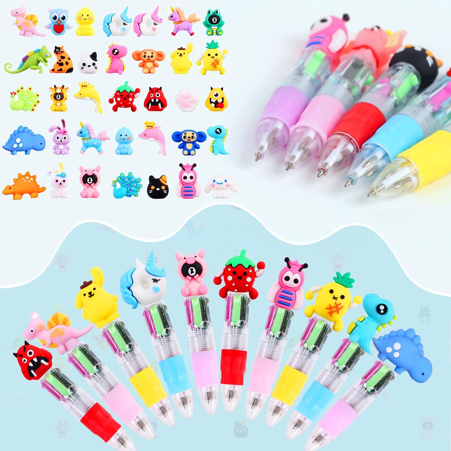 35 Pezzi Penne Multicolore per Compleanno Bambini - immagine 2