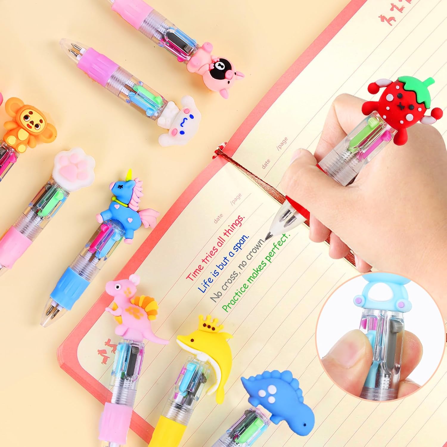 35 Pezzi Penne Multicolore per Compleanno Bambini - immagine 4