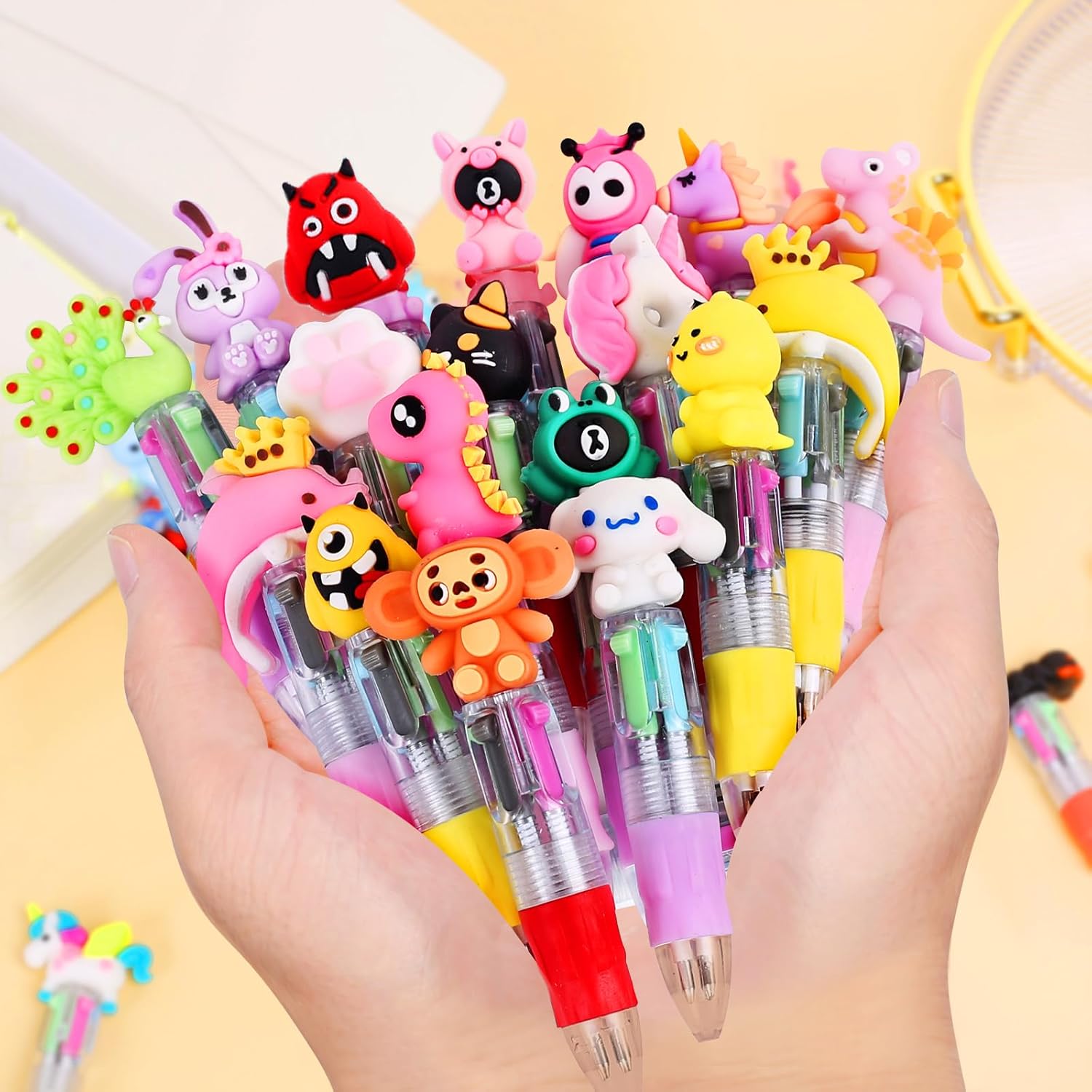 35 Pezzi Penne Multicolore per Compleanno Bambini - immagine 5