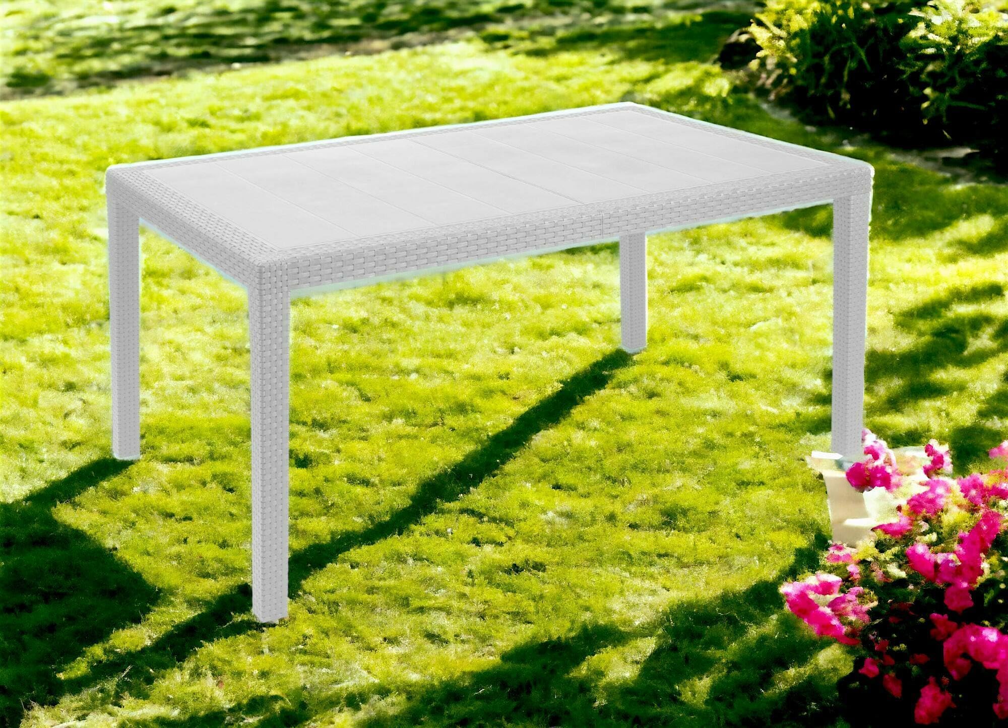 Dmora Esterno Imola - Tavolo da Giardino 138x78h72 cm