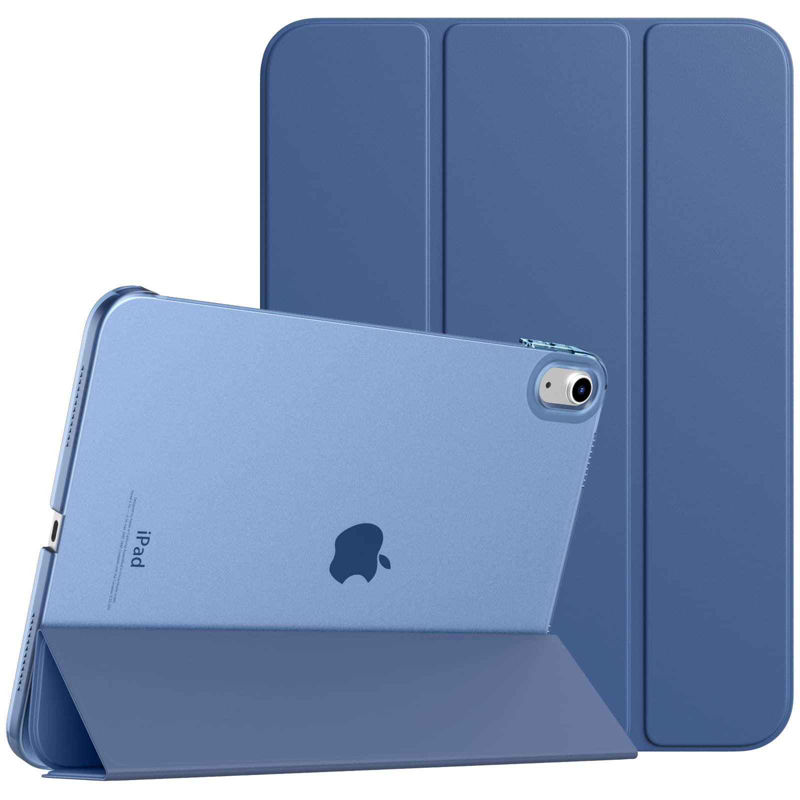 Timovo Cover per iPad 11" 2025 / 10,9" 2022, Grigio Blu
