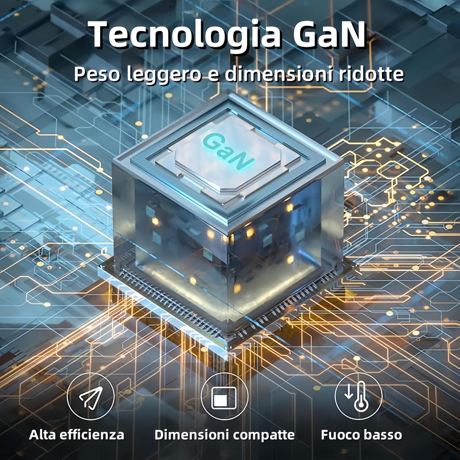 Caricatore USB C Rapido 45W con Cavo 1M+2M - immagine 5