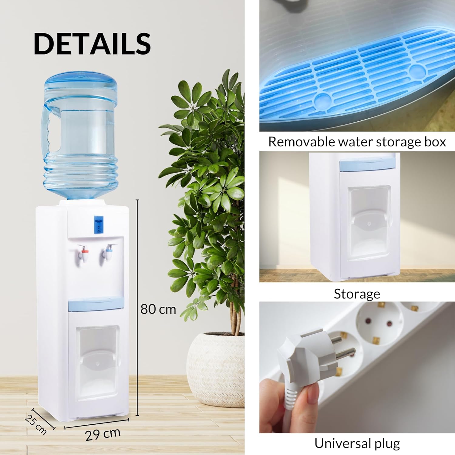 Dispenser Elettrico Acqua Fredda e Calda da Pavimento - immagine 3