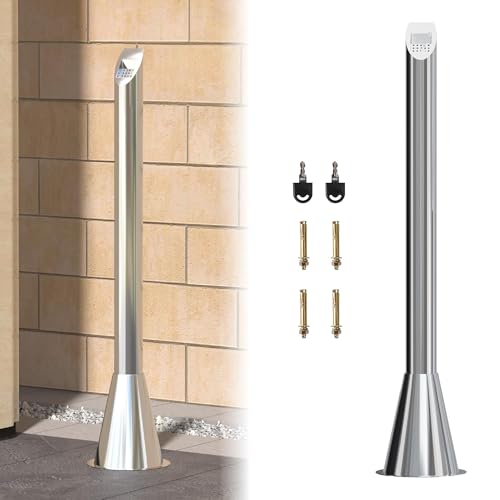 Contenitore Smaltimento Acciaio Inox Esterno, Argento