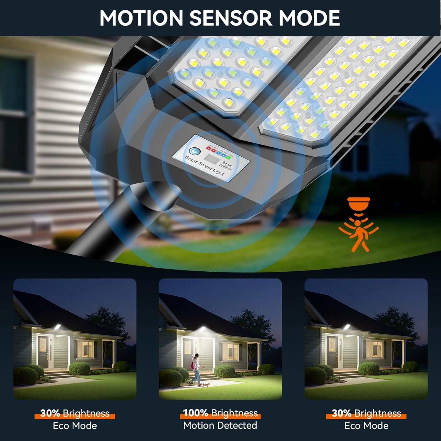 Lampione Solare 4200W con Sensore di Movimento - immagine 2