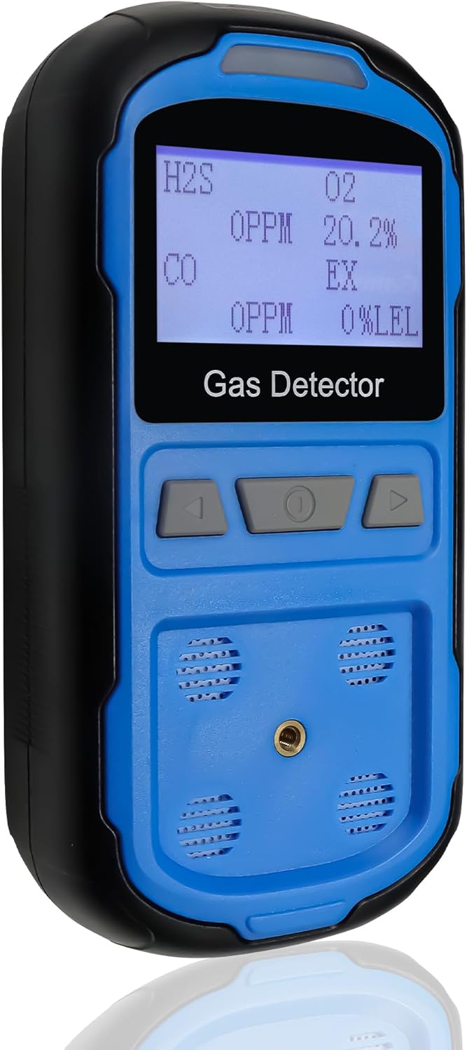 Scondaor Rilevatore di Perdite Gas 4 in 1, Blu