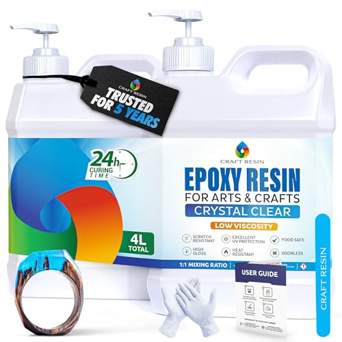 Craft Resin Set Resina Epossidica Trasparente 4L