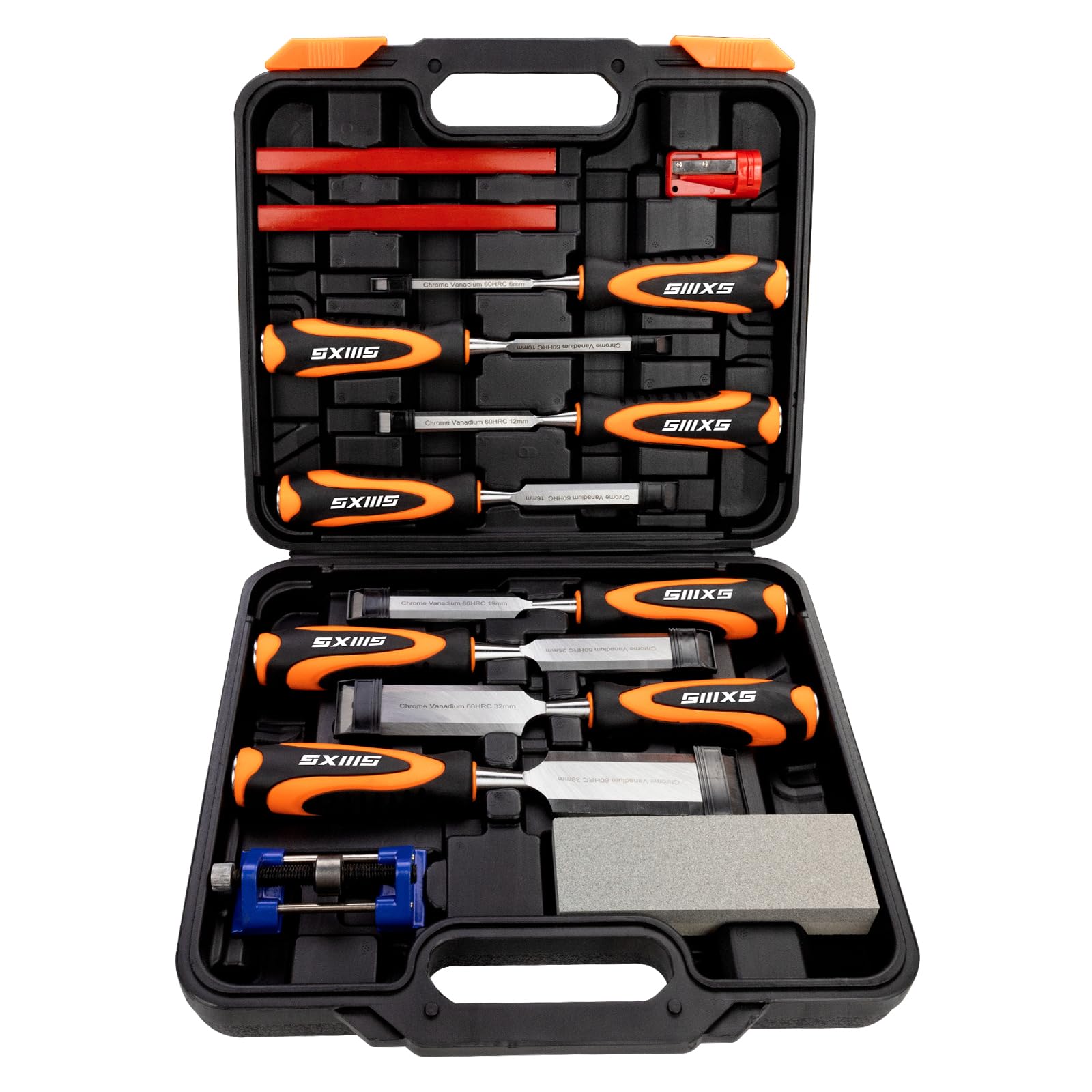 Set di Scalpelli per Legno 8 Pezzi