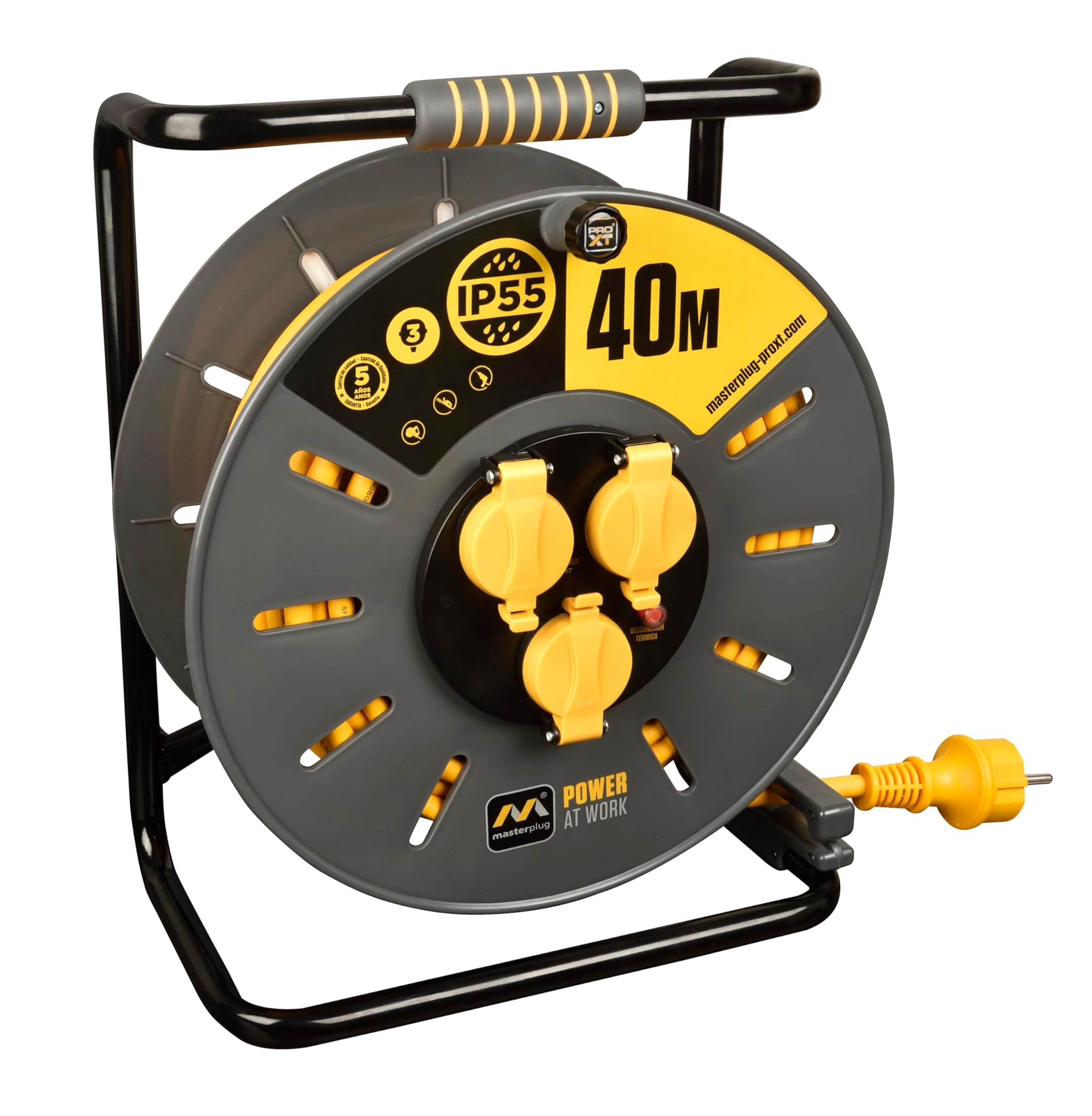 Masterplug Pro-XT Avvolgicavo 40m IP55