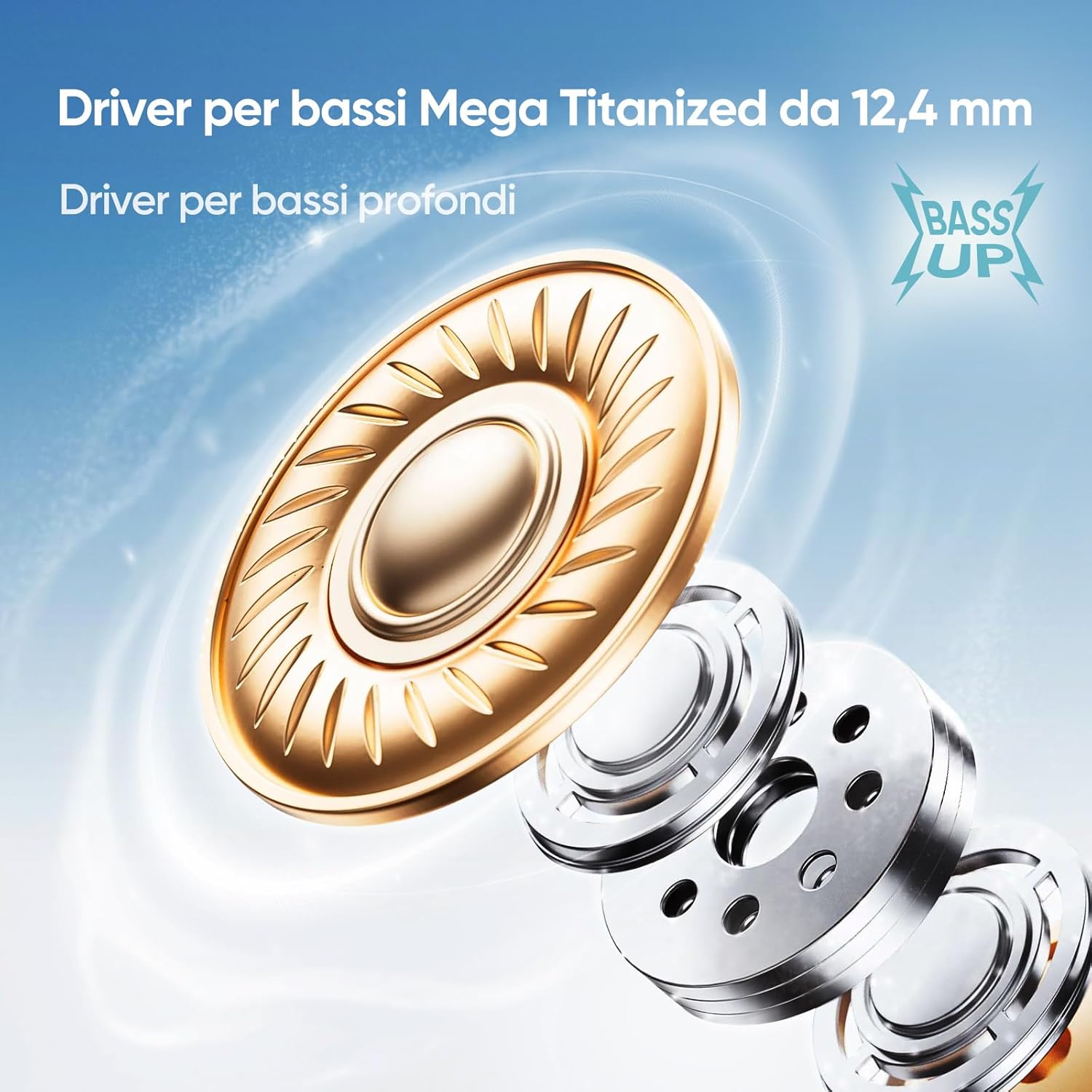 Realme Buds Air 7 Auricolari True Wireless, Verde Muschio - immagine 4