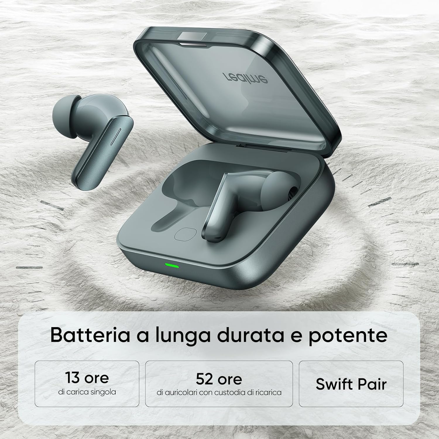 Realme Buds Air 7 Auricolari True Wireless, Verde Muschio - immagine 6