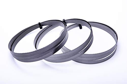 Set di 3 lame per sega a nastro bimetallico M42 (1325 x 13 x 0,65 mm, 18 ZpZ)