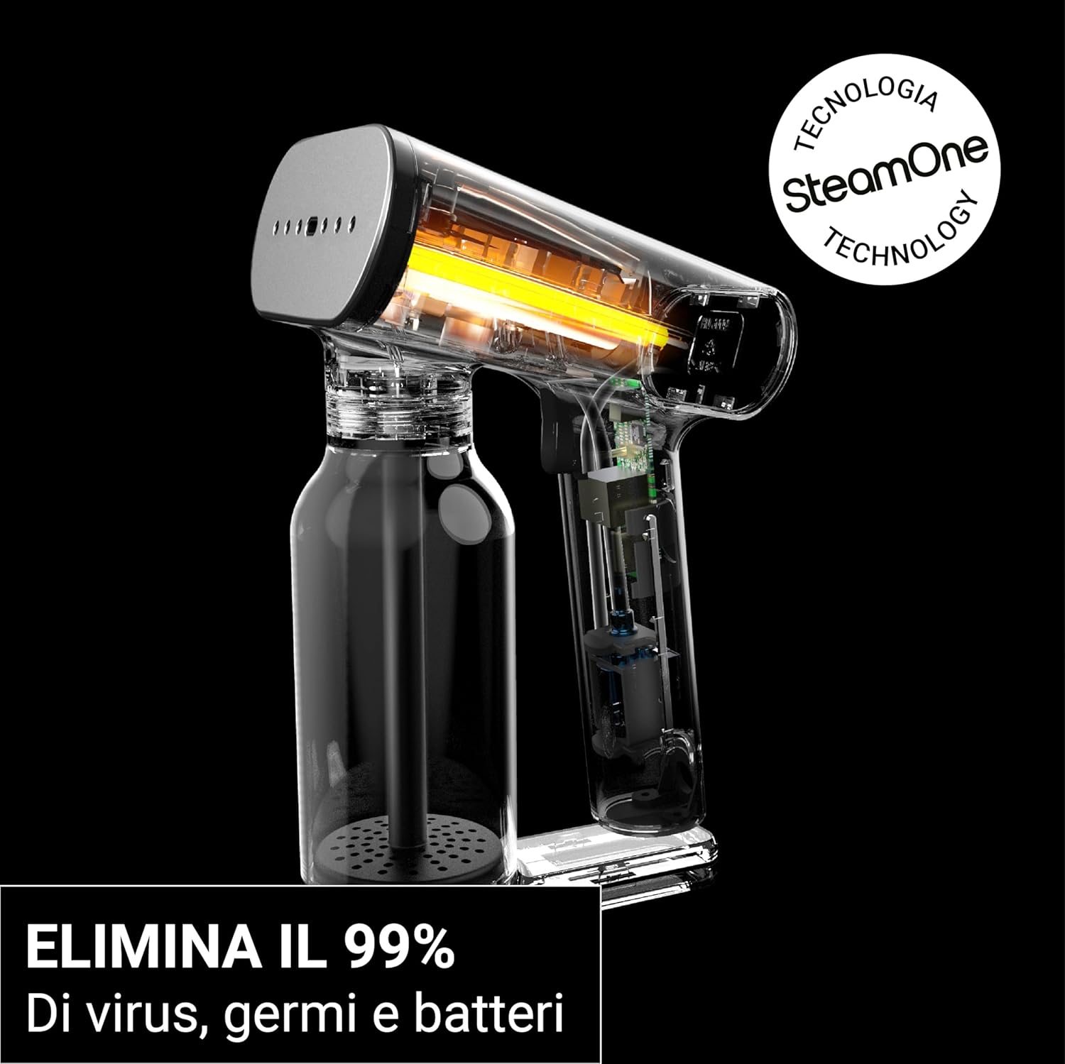 Steamone Steamer Ferro da Stiro Portatile 2000W - immagine 3