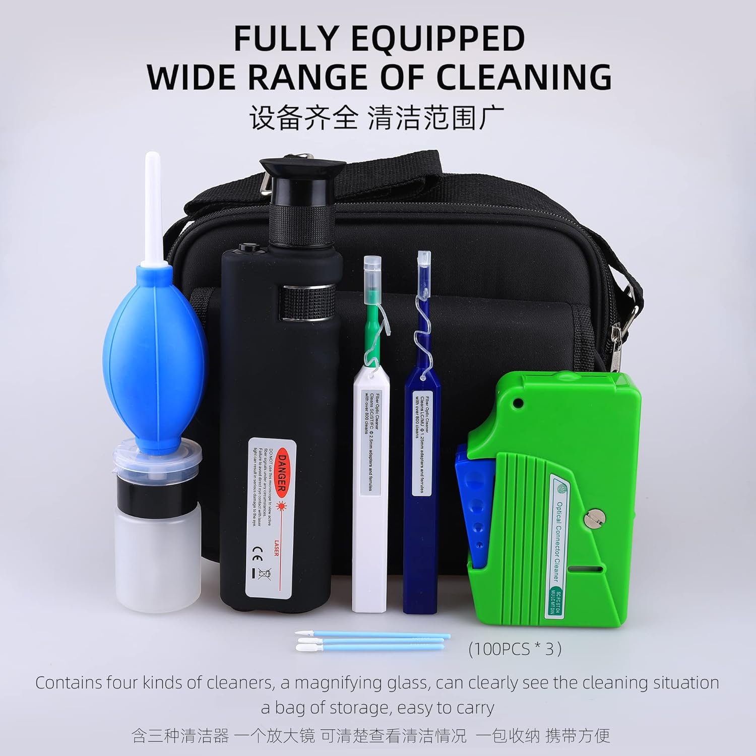 Anptaike FTTH Kit Pulizia Fibre Ottiche - immagine 2