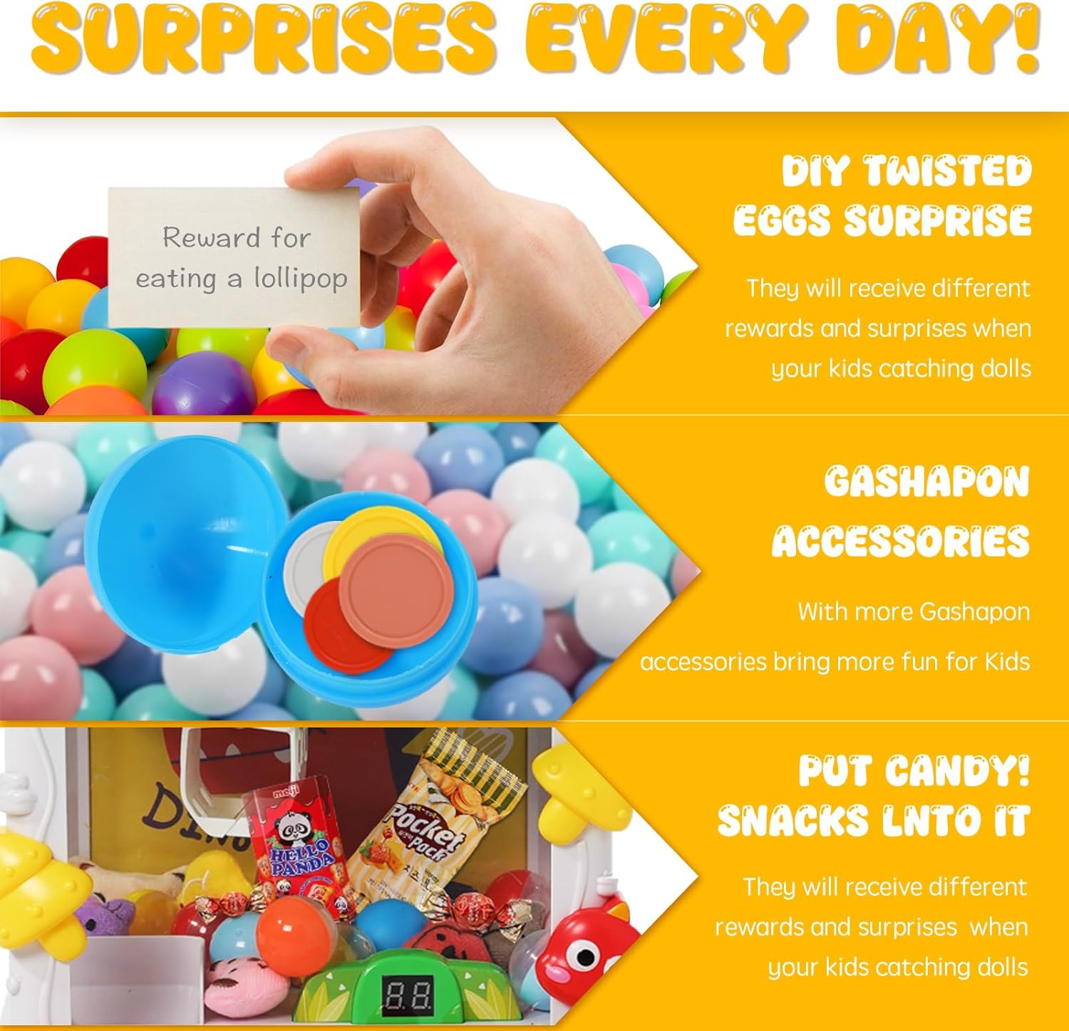 Macchina con Artiglio per Bambini - Mini Arcade - immagine 5