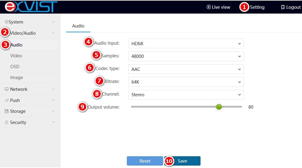 Exvist H.265 1080P PoE HDMI Encoder Video - immagine 5