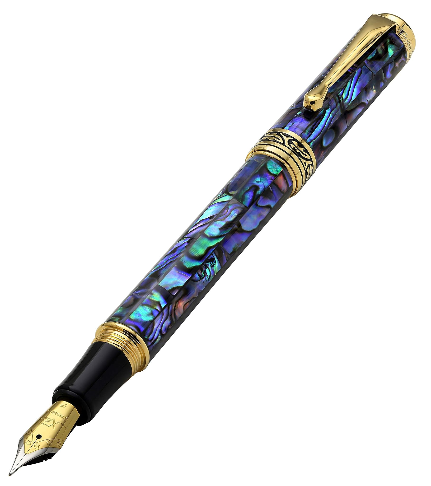 Xezo Maestro Sea Shell - Penna Stilografica 18K Oro | Velz