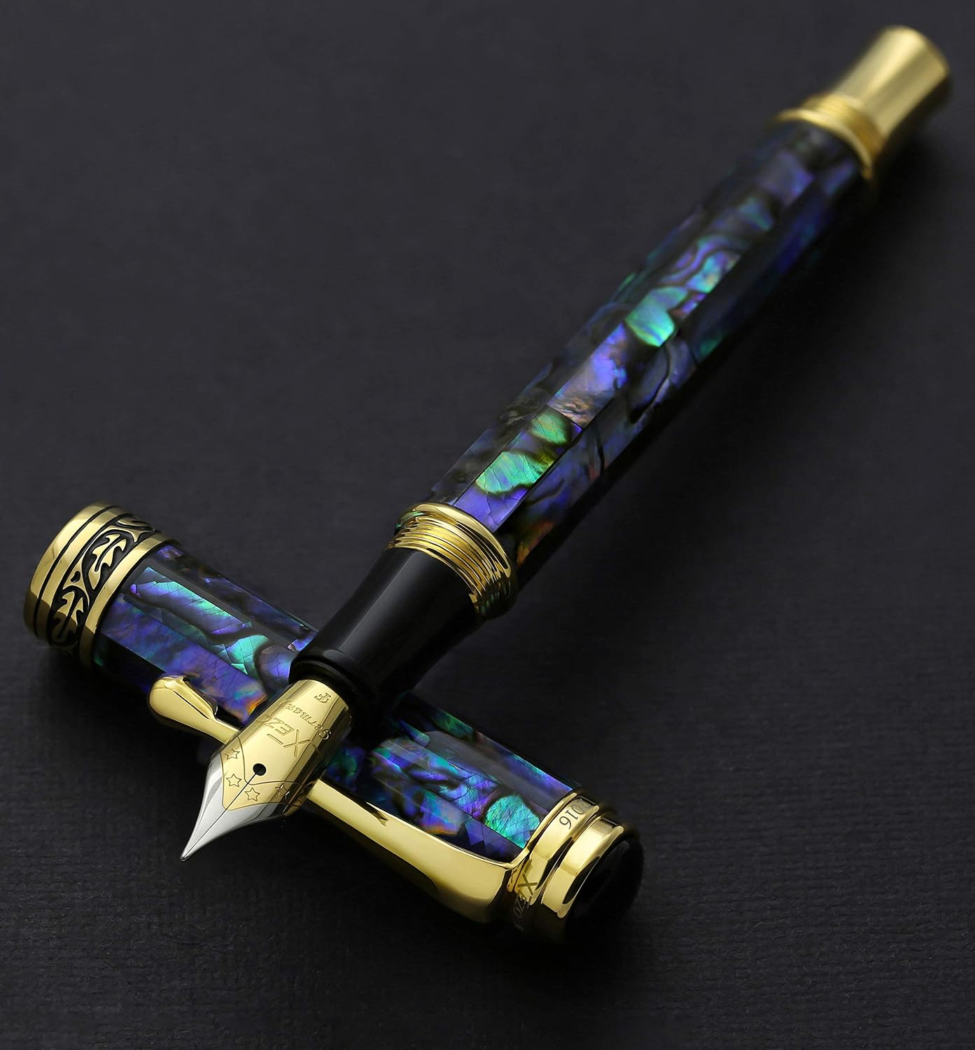 Xezo Maestro Sea Shell - Penna Stilografica 18K Oro | Velz