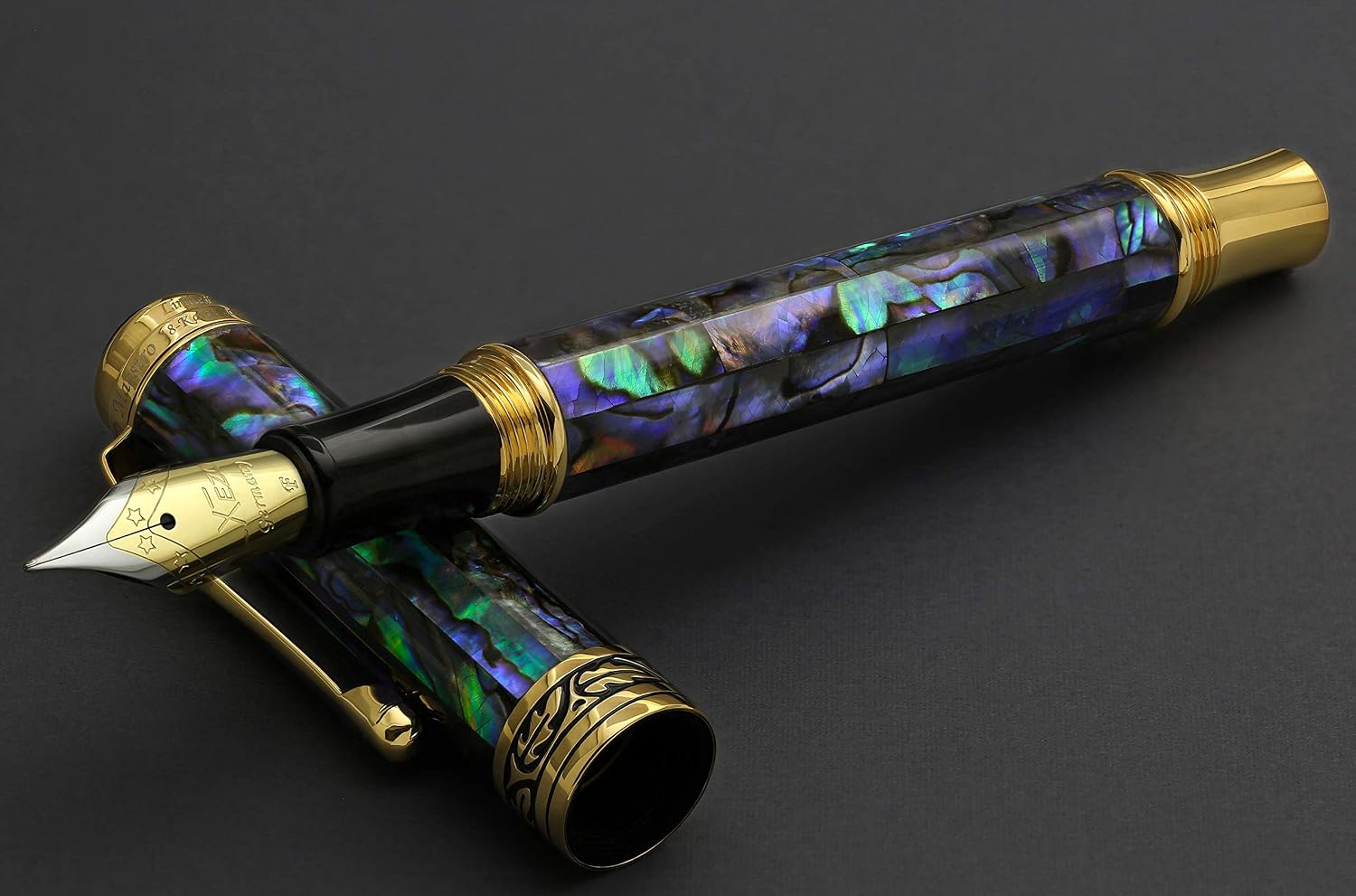 Xezo Maestro Sea Shell - Penna Stilografica 18K Oro | Velz