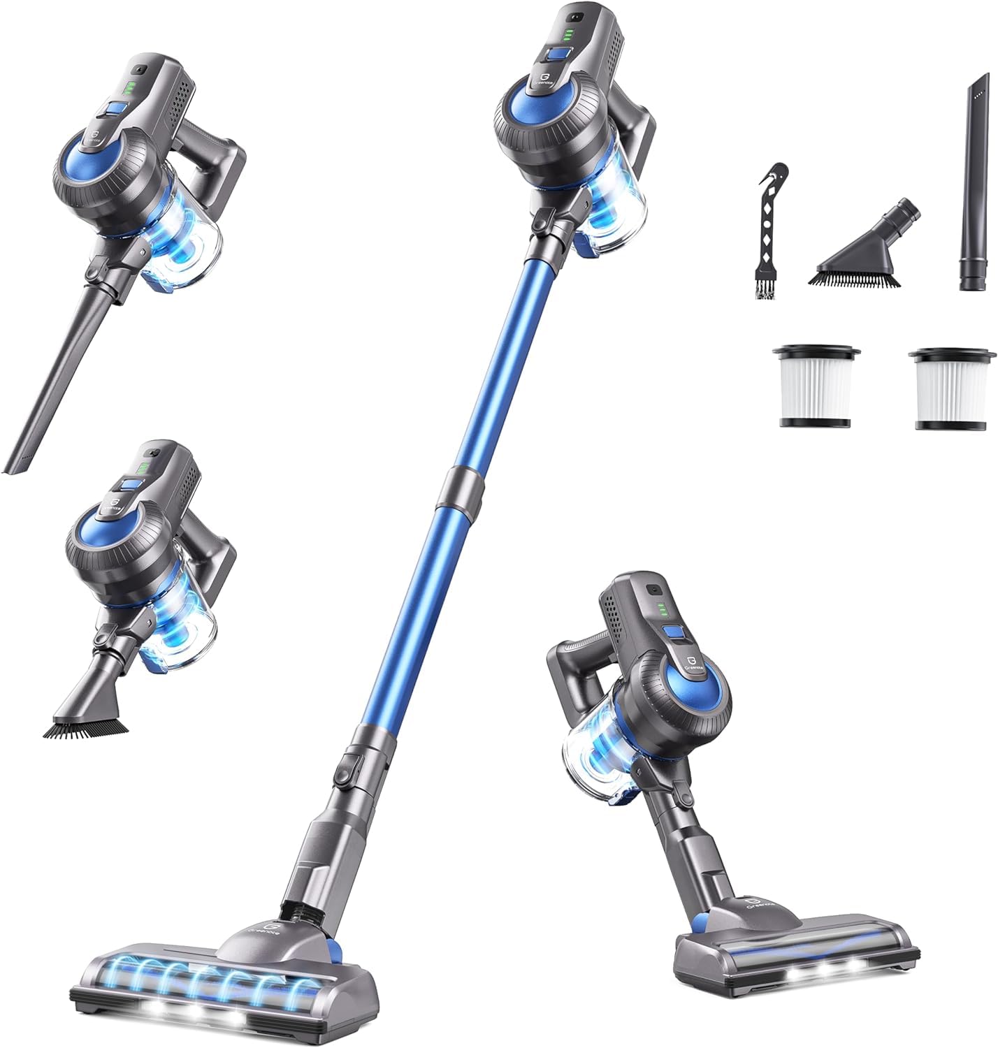 Greenote Aspirapolvere Senza Fili 22kpa con Motore Brushless