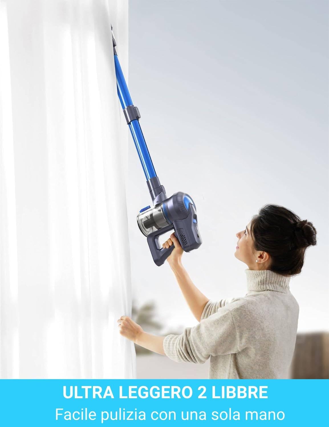 Greenote Aspirapolvere Senza Fili 22kpa con Motore Brushless - immagine 2