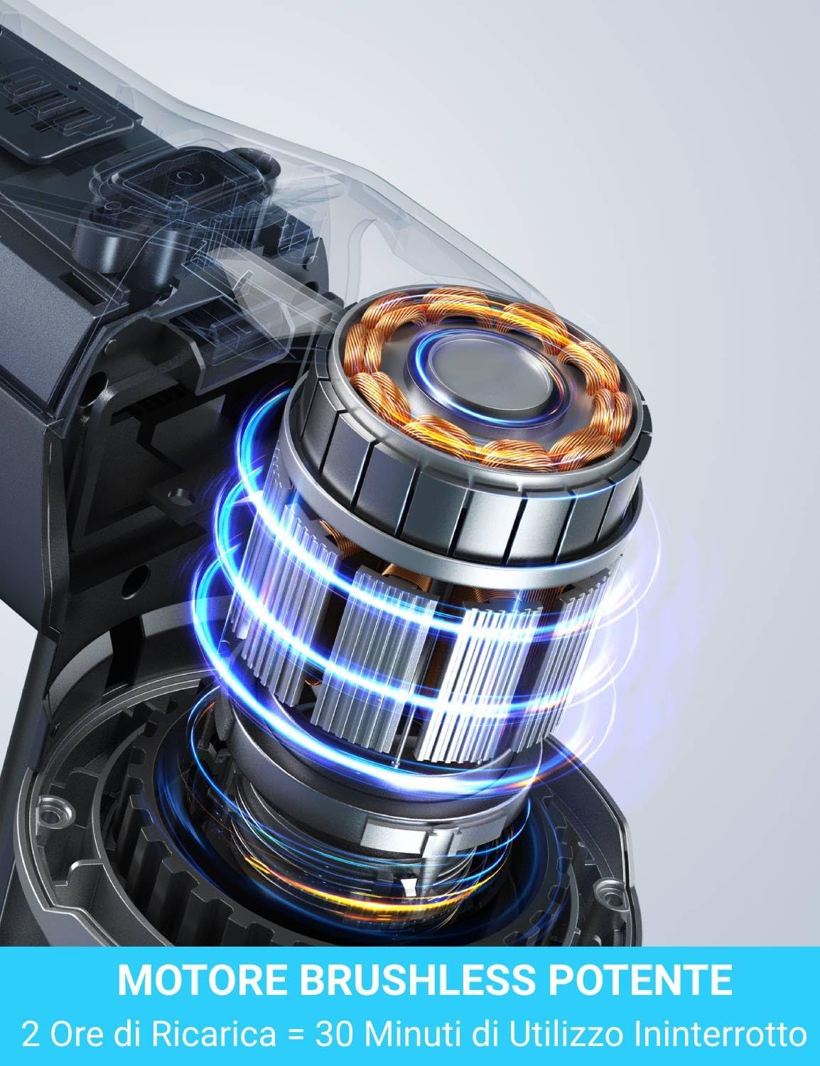 Greenote Aspirapolvere Senza Fili 22kpa con Motore Brushless - immagine 4