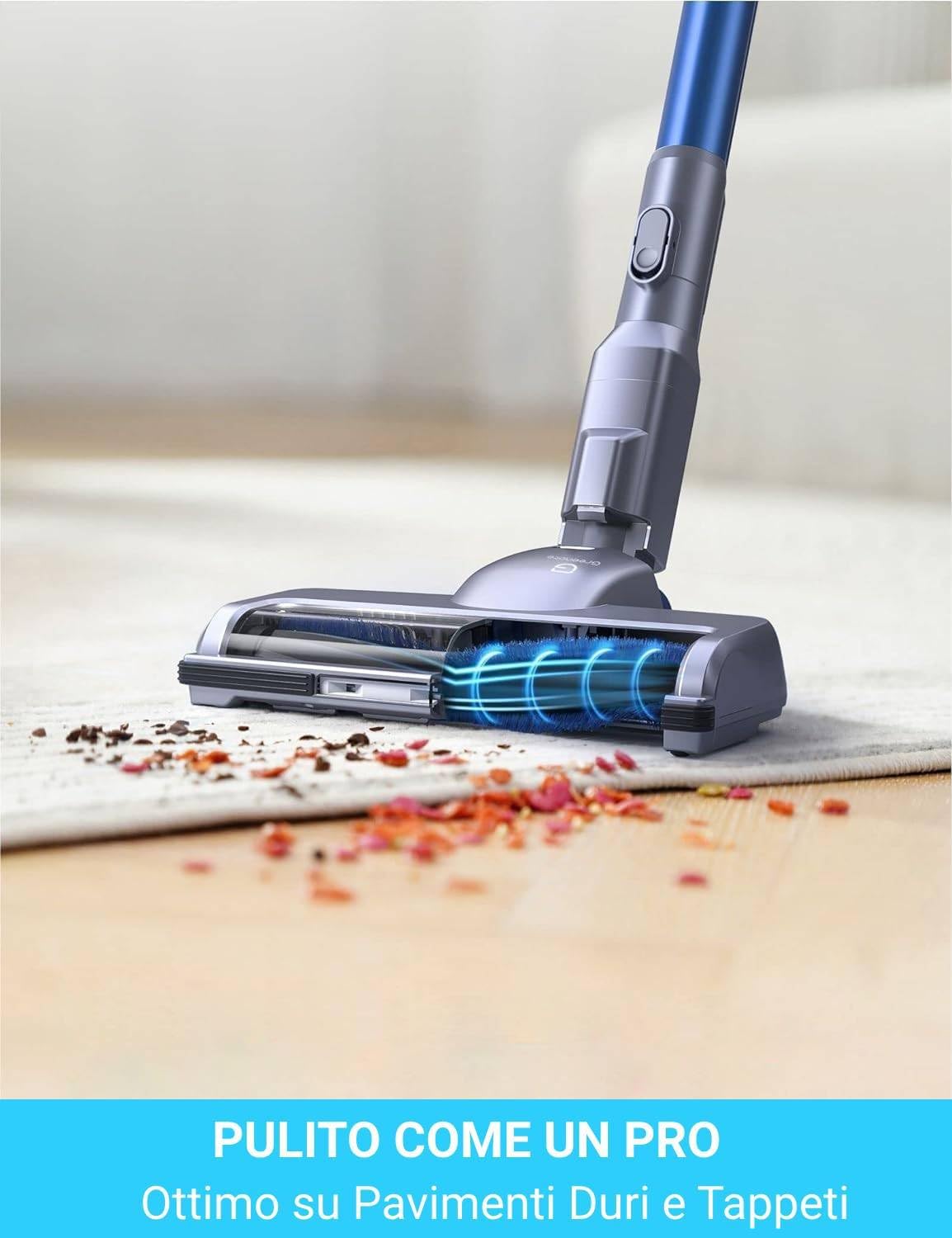 Greenote Aspirapolvere Senza Fili 22kpa con Motore Brushless - immagine 5