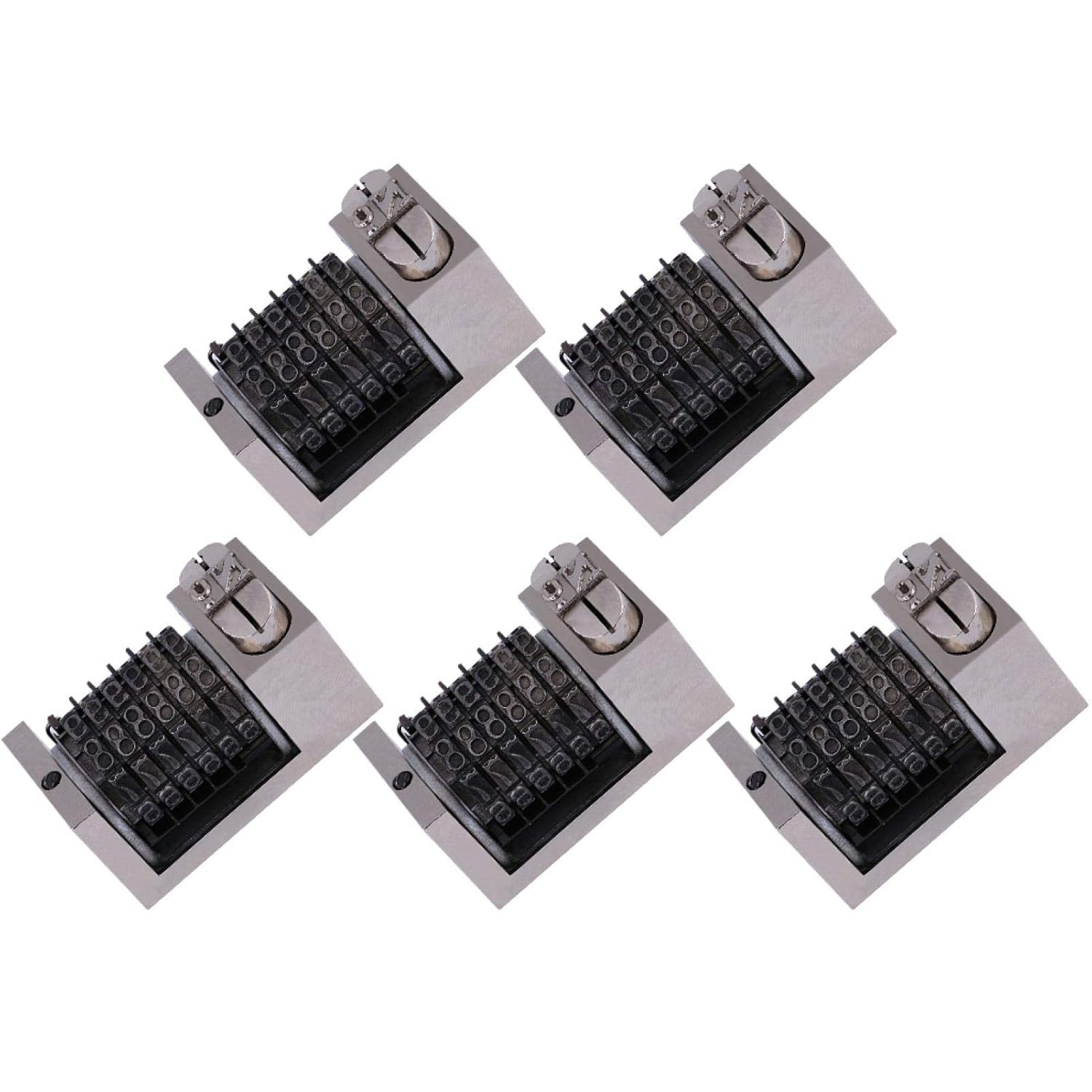 Numeratore Tipografico a 6 Cifre (5 pezzi/set) - immagine 1