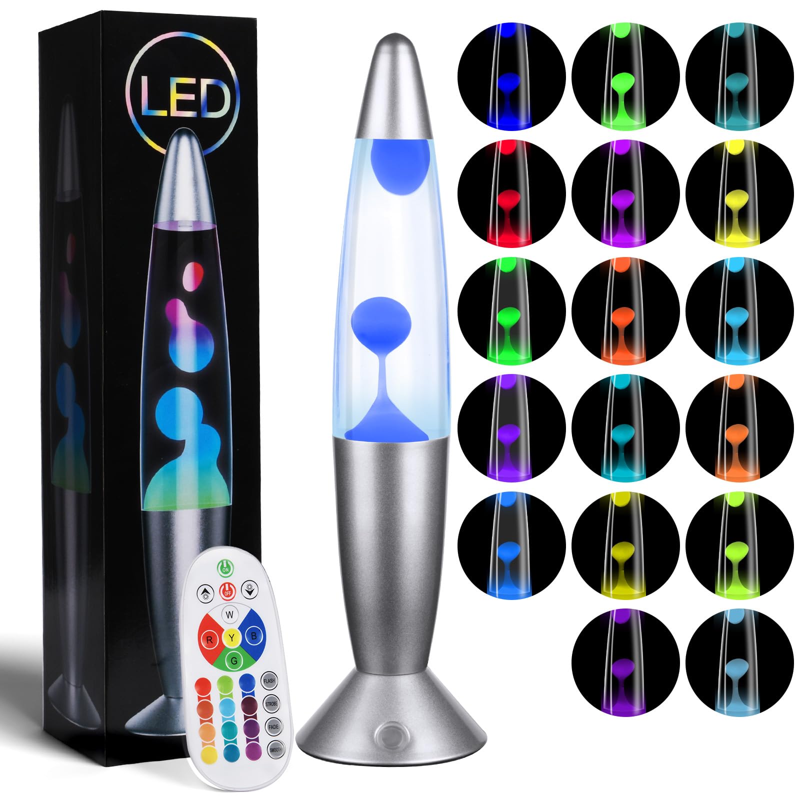 HOTUT Lampada Lava LED Rilassante 35.5cm