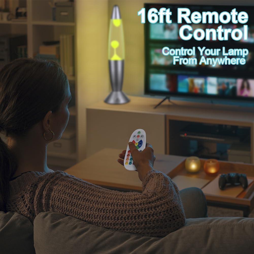 HOTUT Lampada Lava LED Rilassante 35.5cm - immagine 4